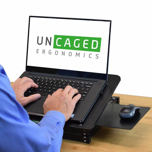 Uncaged Ergonomics Adjustable Metal Laptop Desk Stand - Image 3