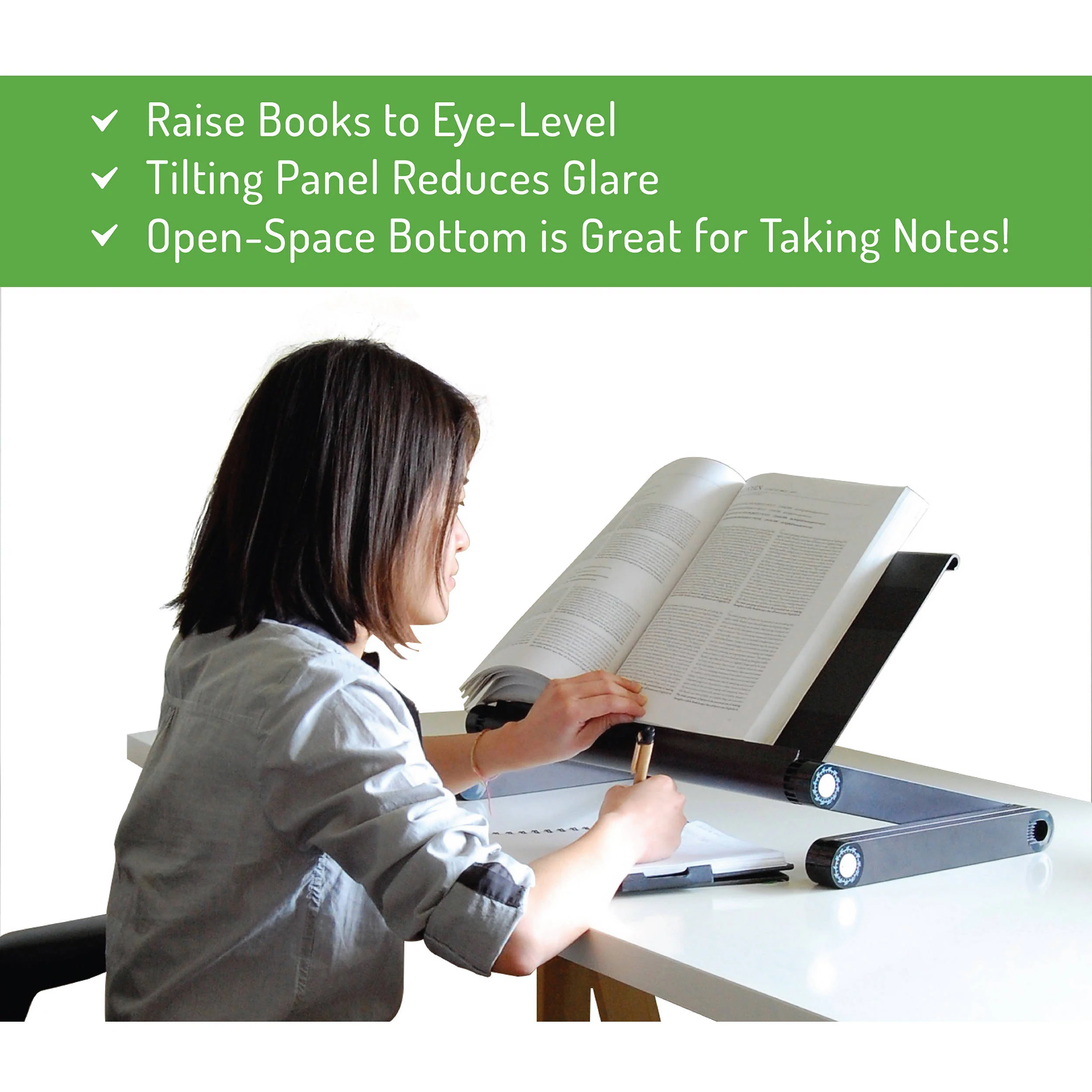 Uncaged Ergonomics Workez Executive Laptop Stand (Black) - Image 7