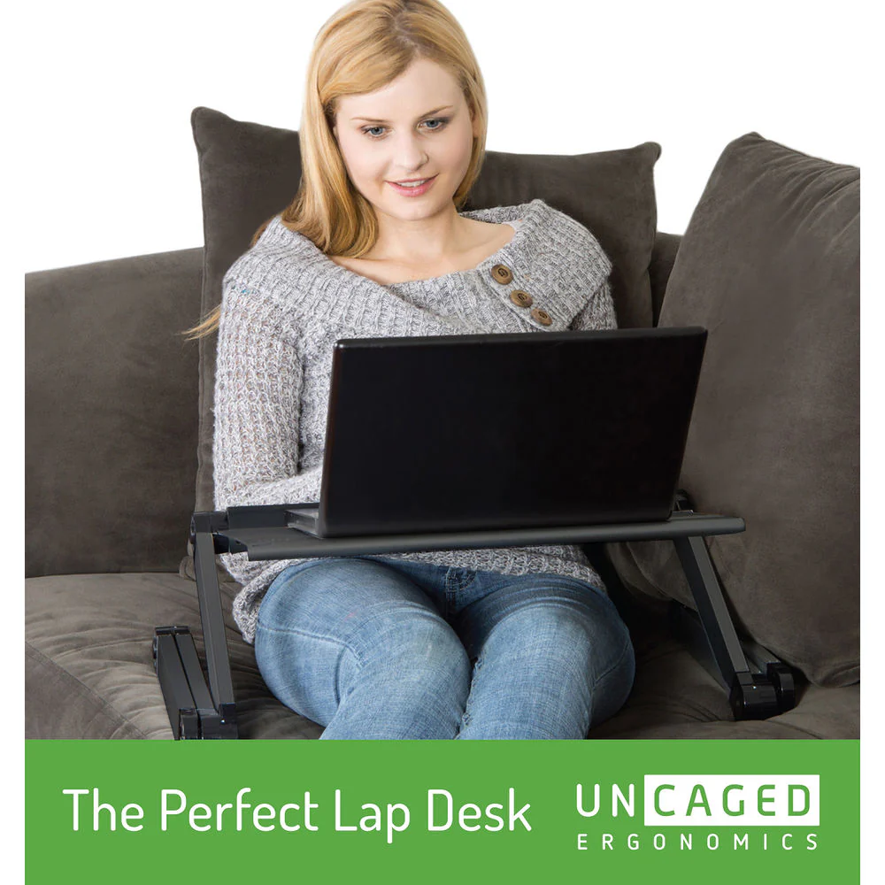 Uncaged Ergonomics Workez Executive Laptop Stand (Black) - Image 8