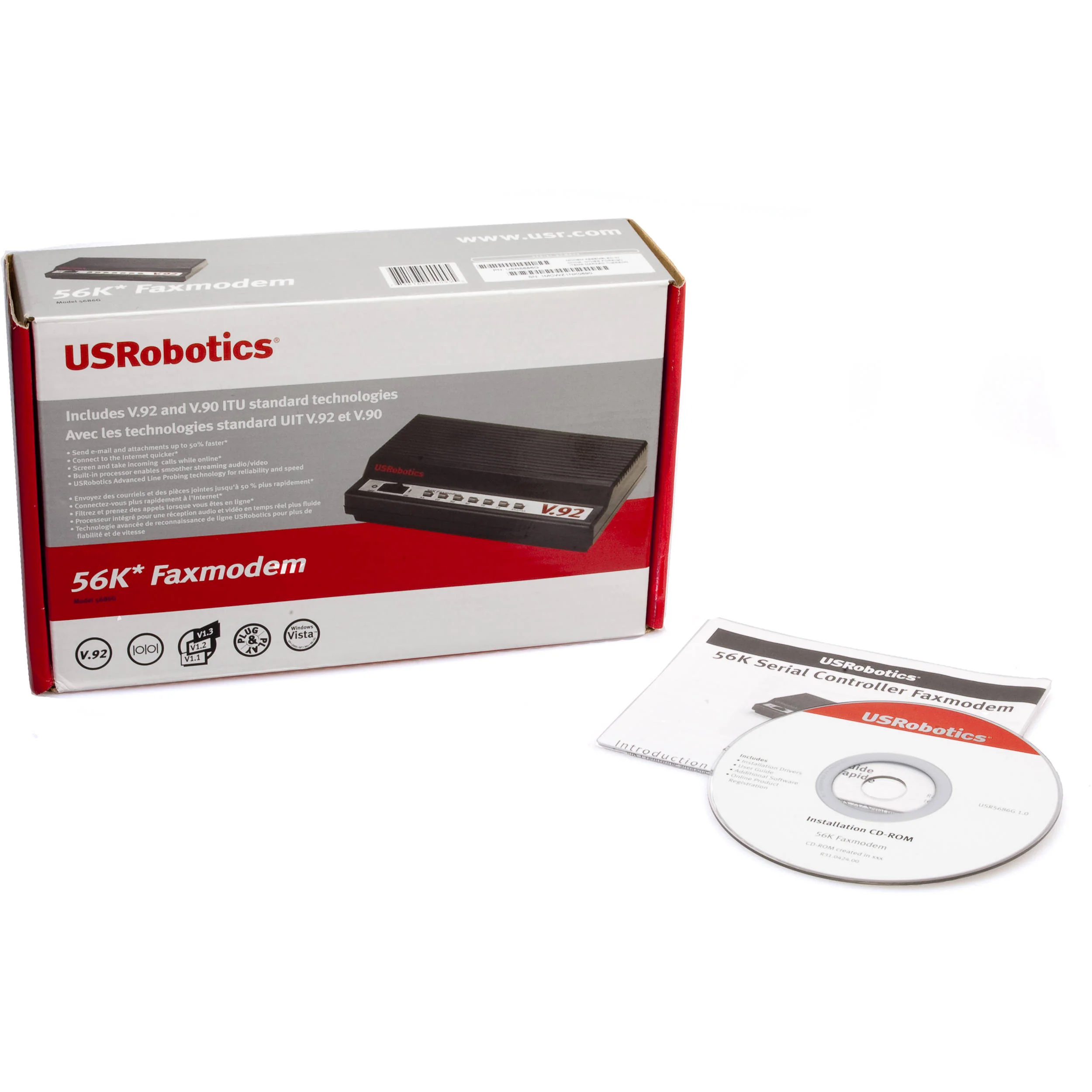 US Robotics Serial Controller Dial-Up External Fax/Modem - Image 8