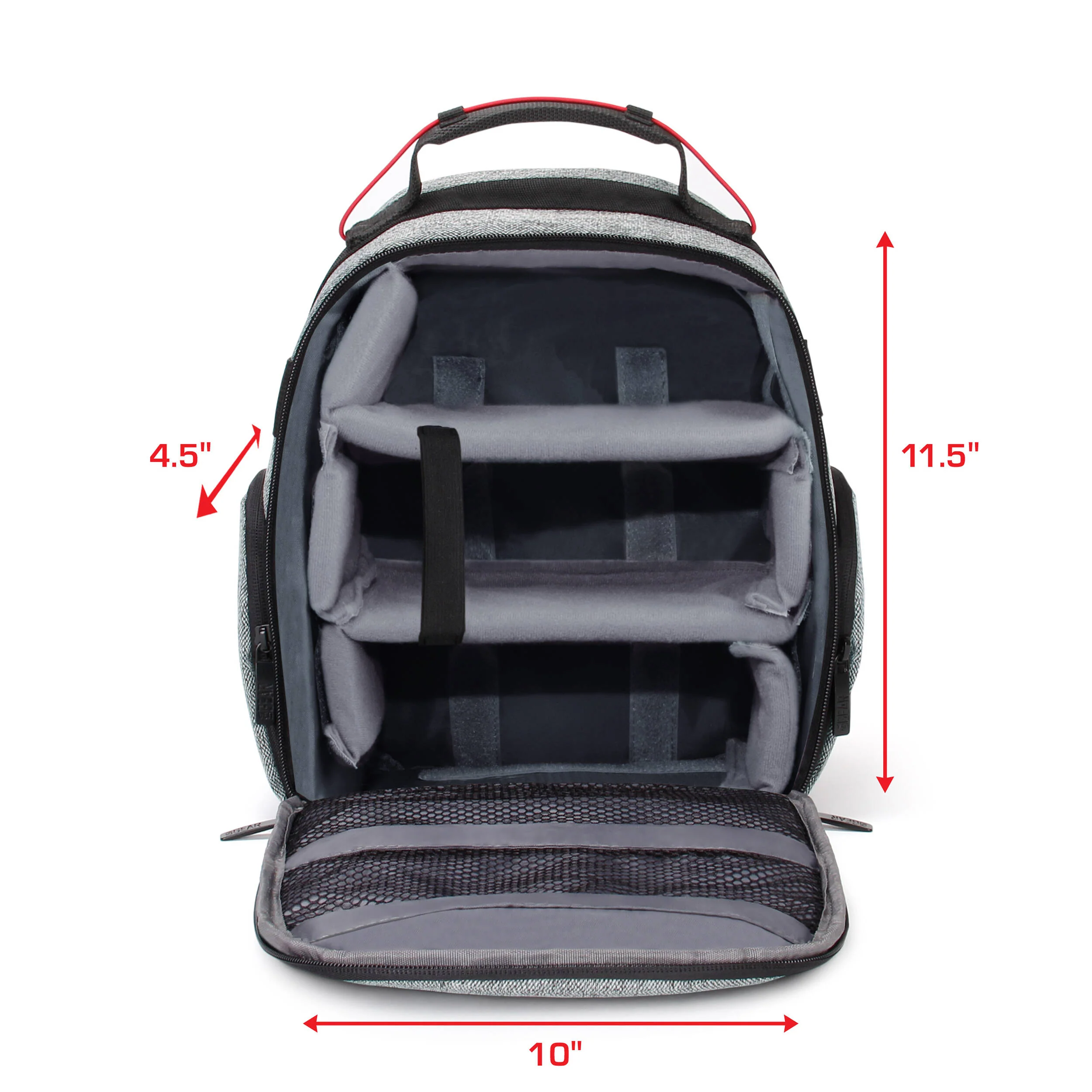 USA GEAR UBK Oculus VR Headset Backpack (Gray) - Image 3