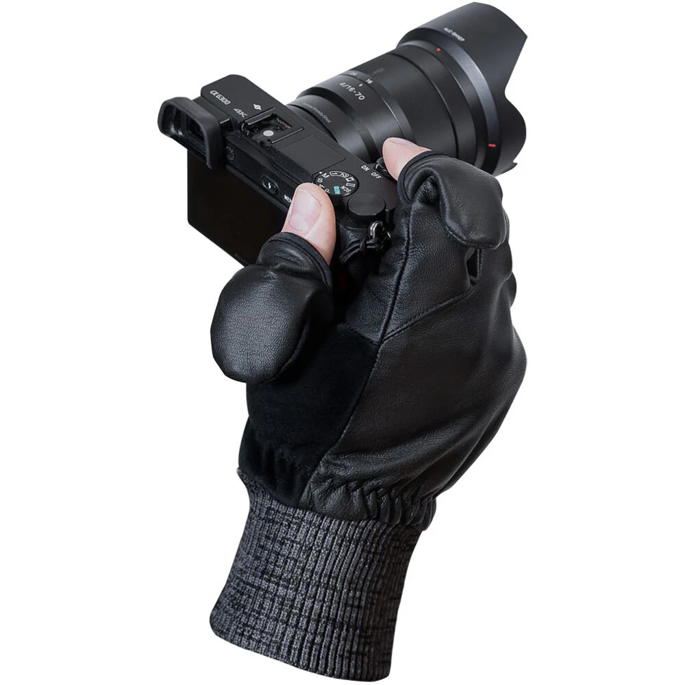 Vallerret Hatchet Leather Gloves (Small, Black) - Image 6