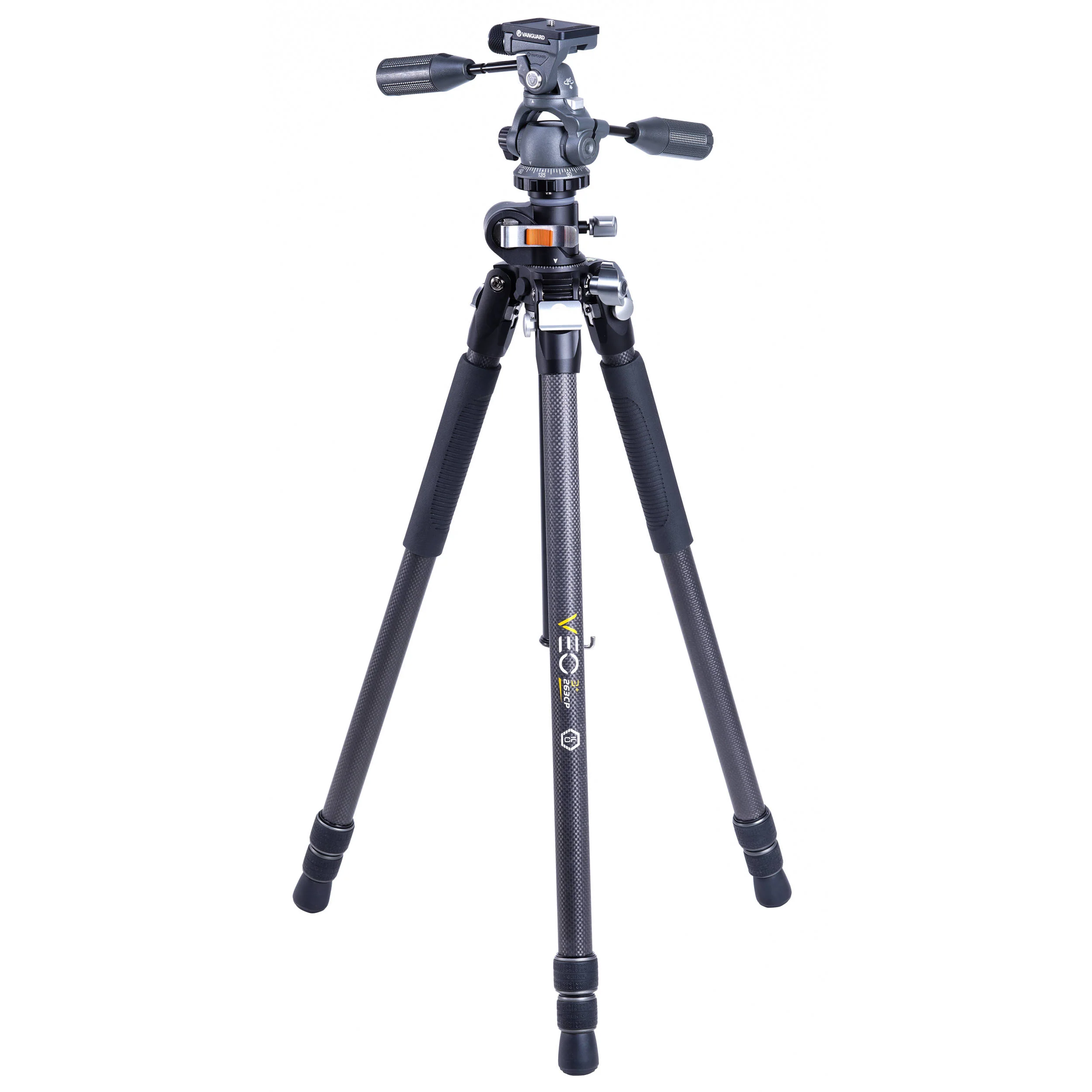 Vanguard VEO 3+ 263CP Carbon Fiber Tripod with VEO 2 PH-38 Pan Head - Image 3