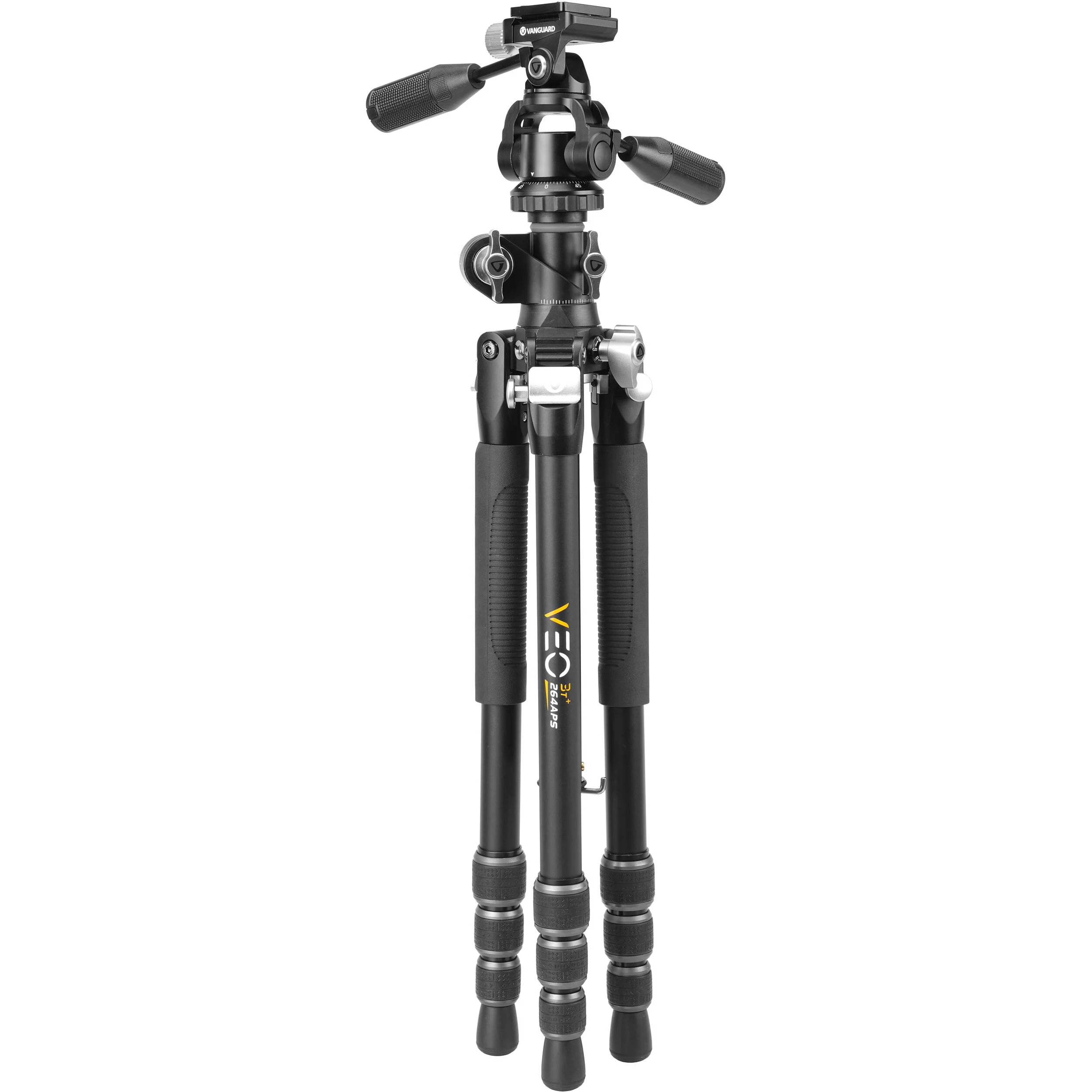 Vanguard VEO3T+264APS Travel Tripod with VEO PH-38S Pan Head & Monopod (Aluminum) - Image 4