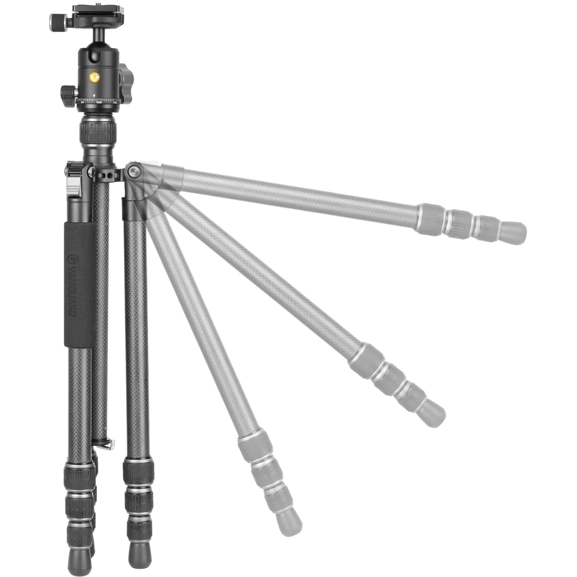 Vanguard Vesta GO 234CB Carbon Fiber Tripod with VEO BH-50 Ball Head - Image 4