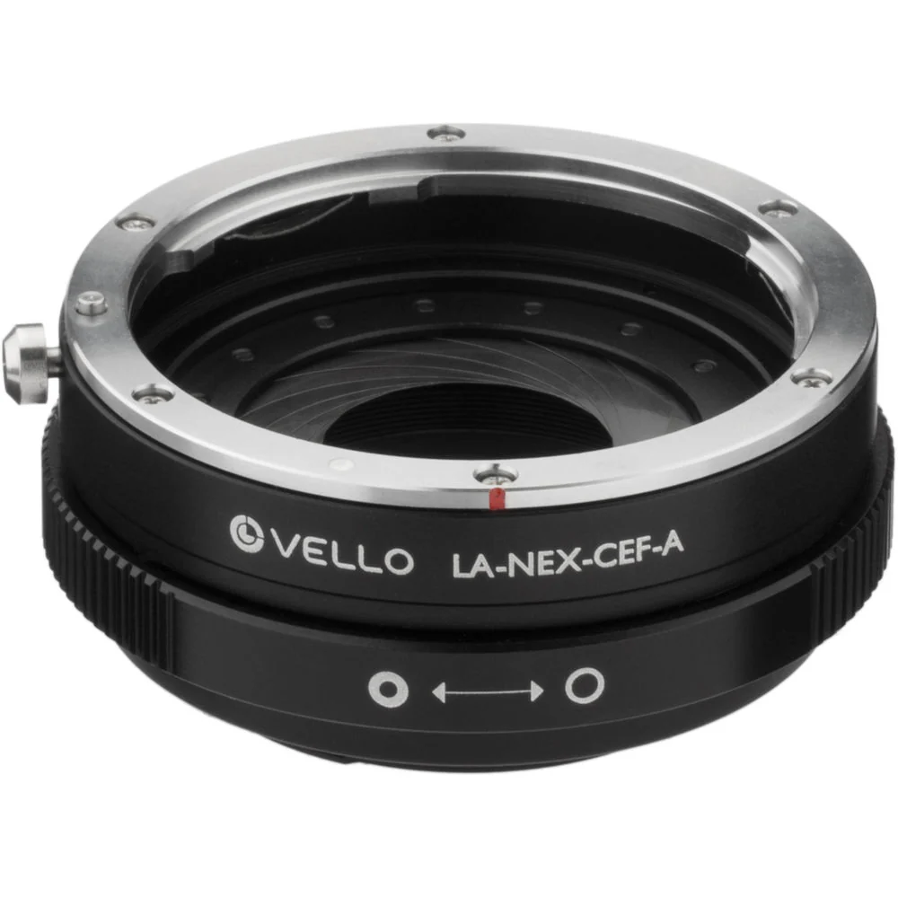 Vello Canon EF/EF-S Lens to Sony E-Mount Camera Lens Adapter with Aperture Control - Image 2