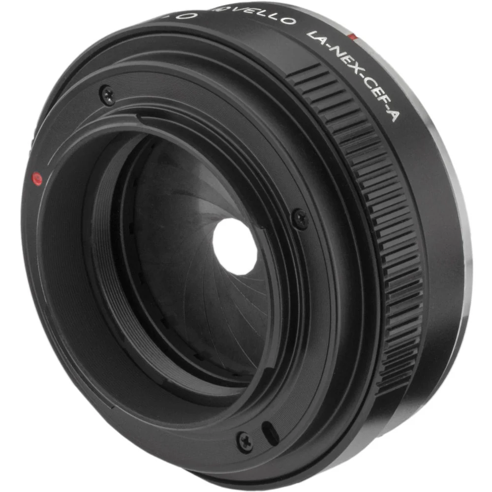 Vello Canon EF/EF-S Lens to Sony E-Mount Camera Lens Adapter with Aperture Control - Image 3