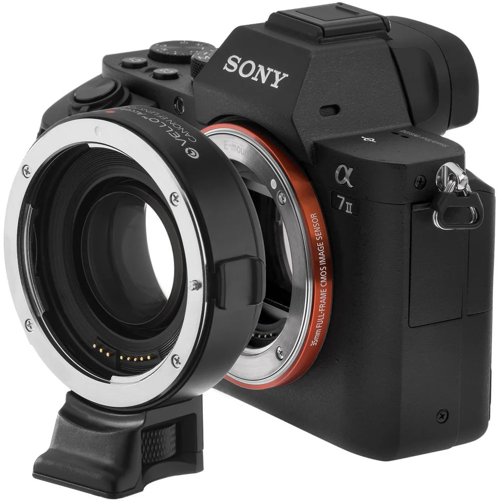 Vello Canon EF Lens to Sony E-Mount Camera Accelerator AF Lens Adapter - Image 5