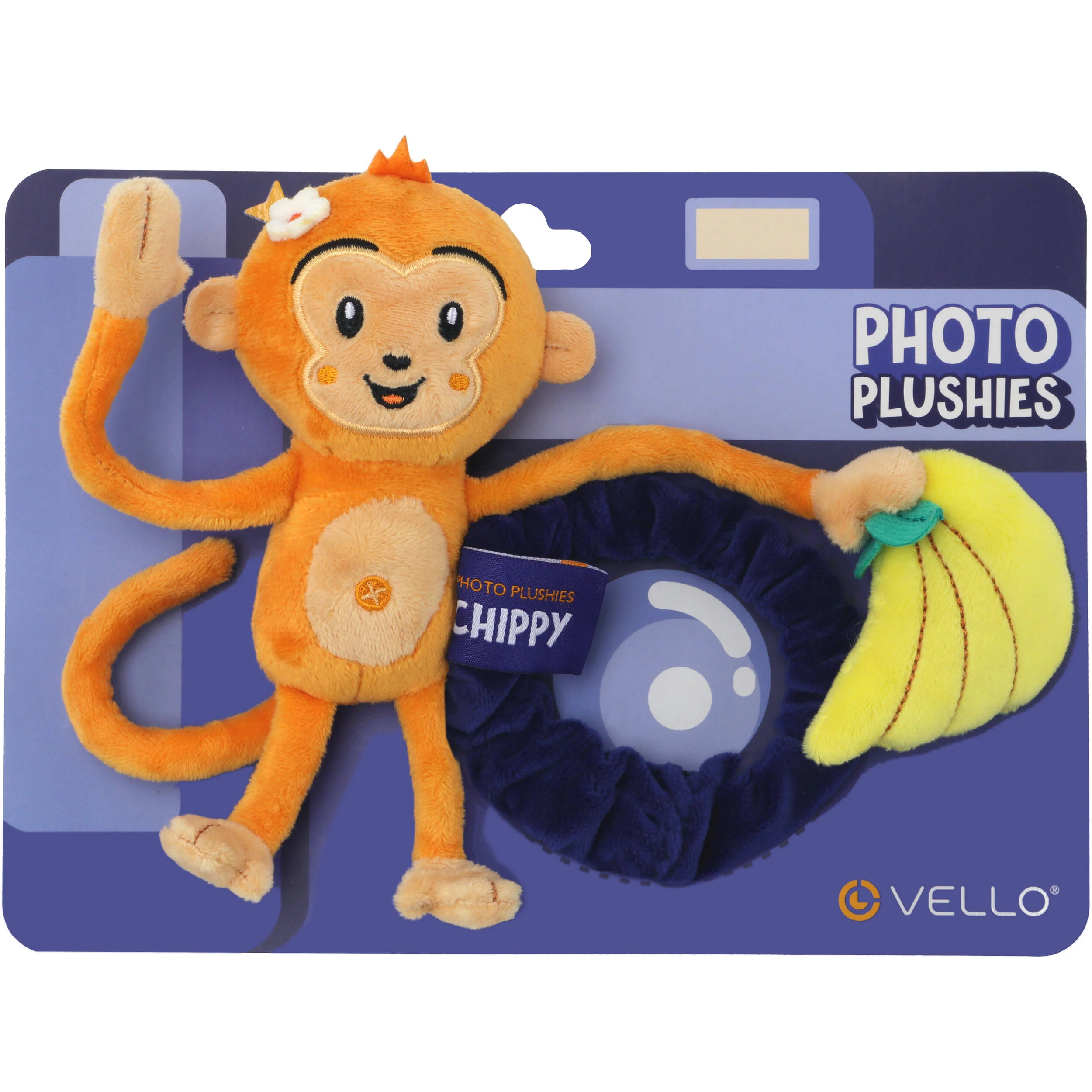 Vello Chippy Monkey Photo Plushie - Image 5