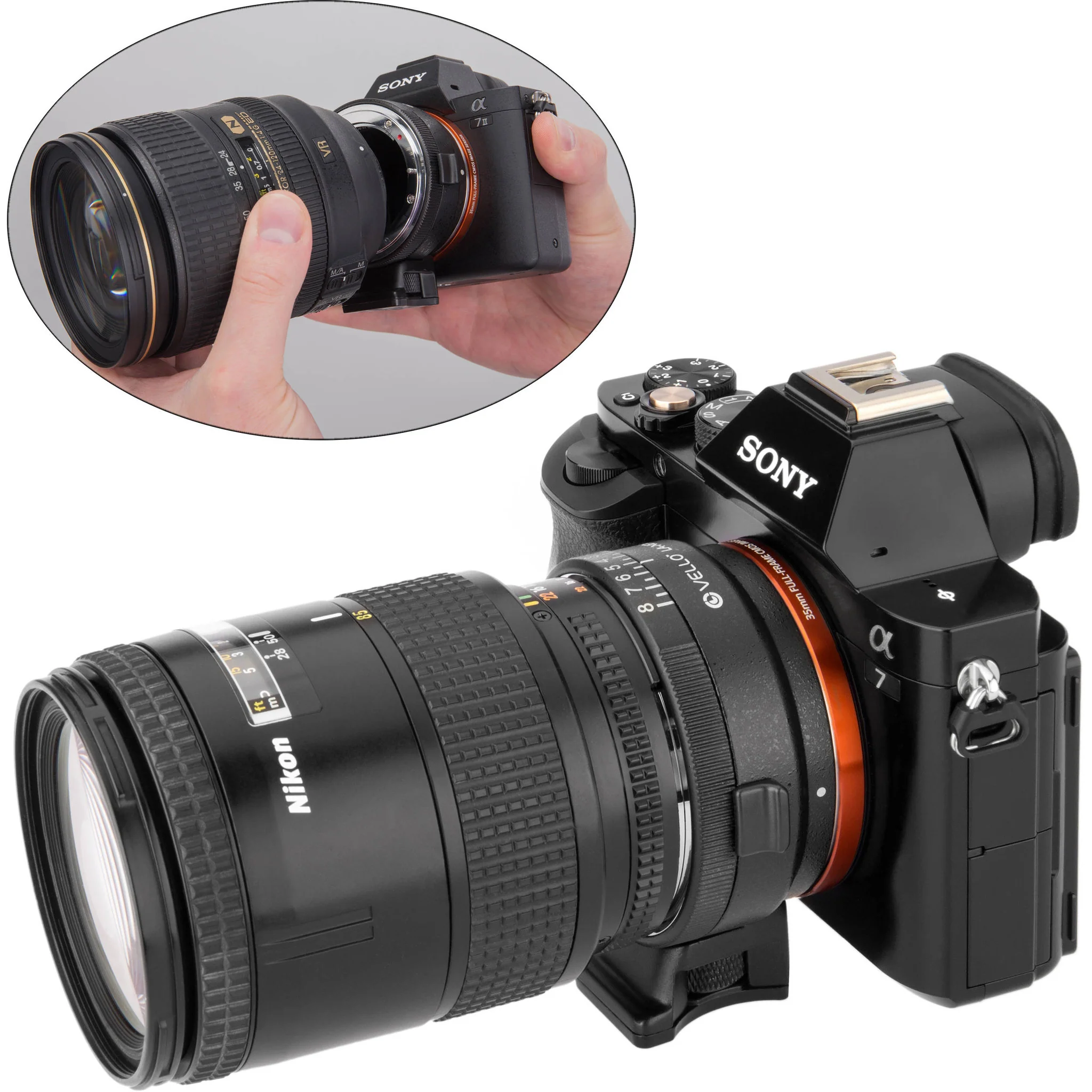 Vello Nikon F Lens to Sony E-Mount Camera Adapter - Image 6