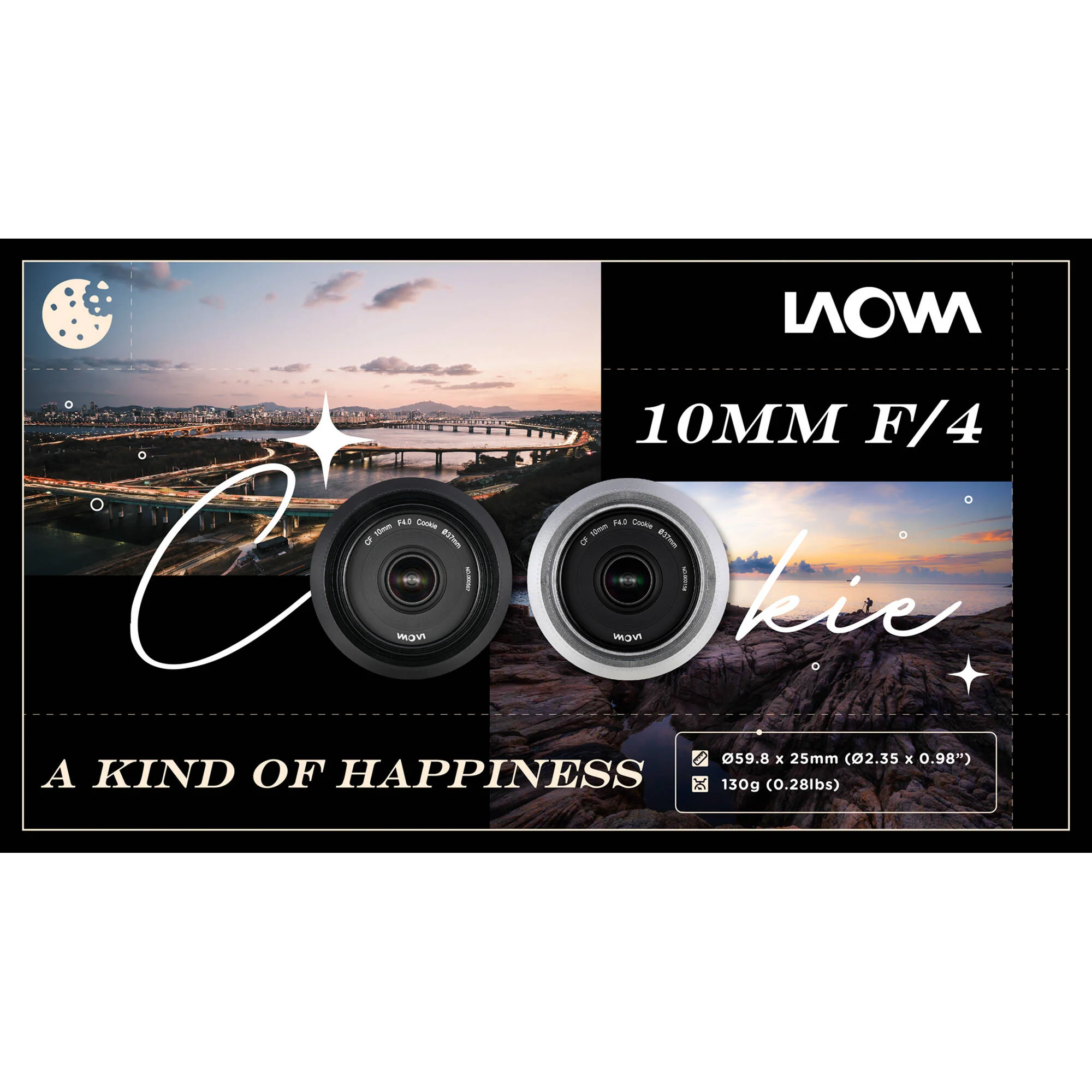 Venus Optics Laowa 10mm f/4 Cookie Lens for Canon RF (Black) - Image 6
