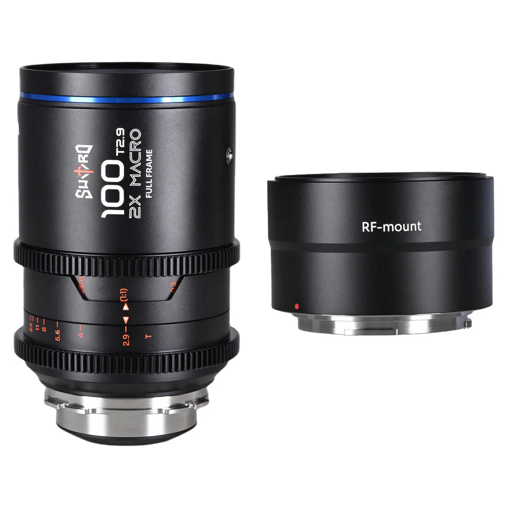 Venus Optics Laowa Sword 100mm T2.9 2x Macro Cine Lens and Mount Adapter Kit (ARRI PL/Canon RF)
