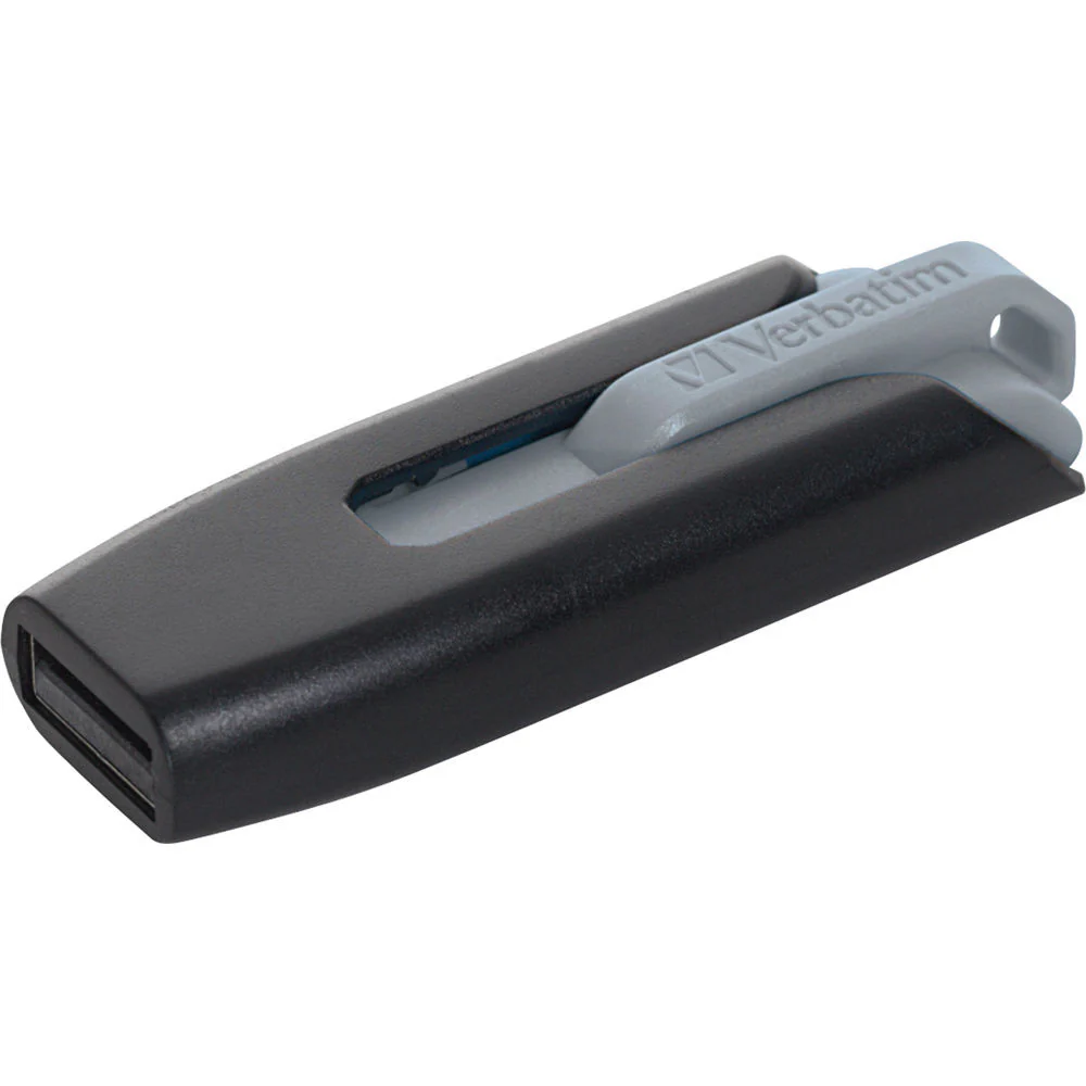 Verbatim 256GB Store 'n' Go V3 USB 3.0 Flash Drive (Gray/Black) - Image 2