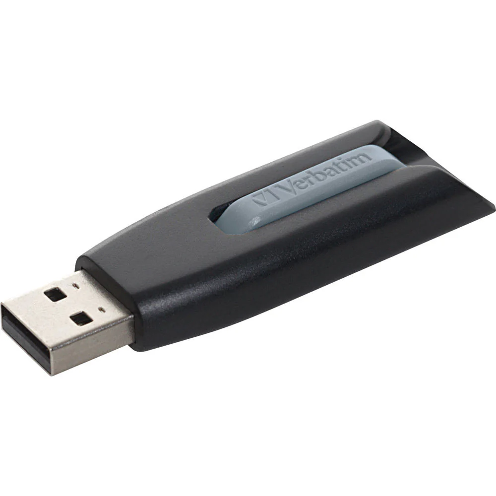 Verbatim 256GB Store 'n' Go V3 USB 3.0 Flash Drive (Gray/Black) - Image 3