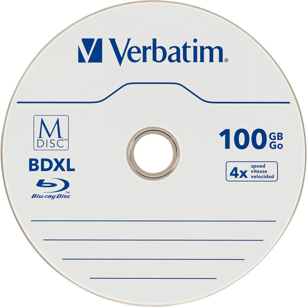 Verbatim M-Disc BDXL 100GB 4x Blu-ray Discs (Jewel Case, Single) - Image 2