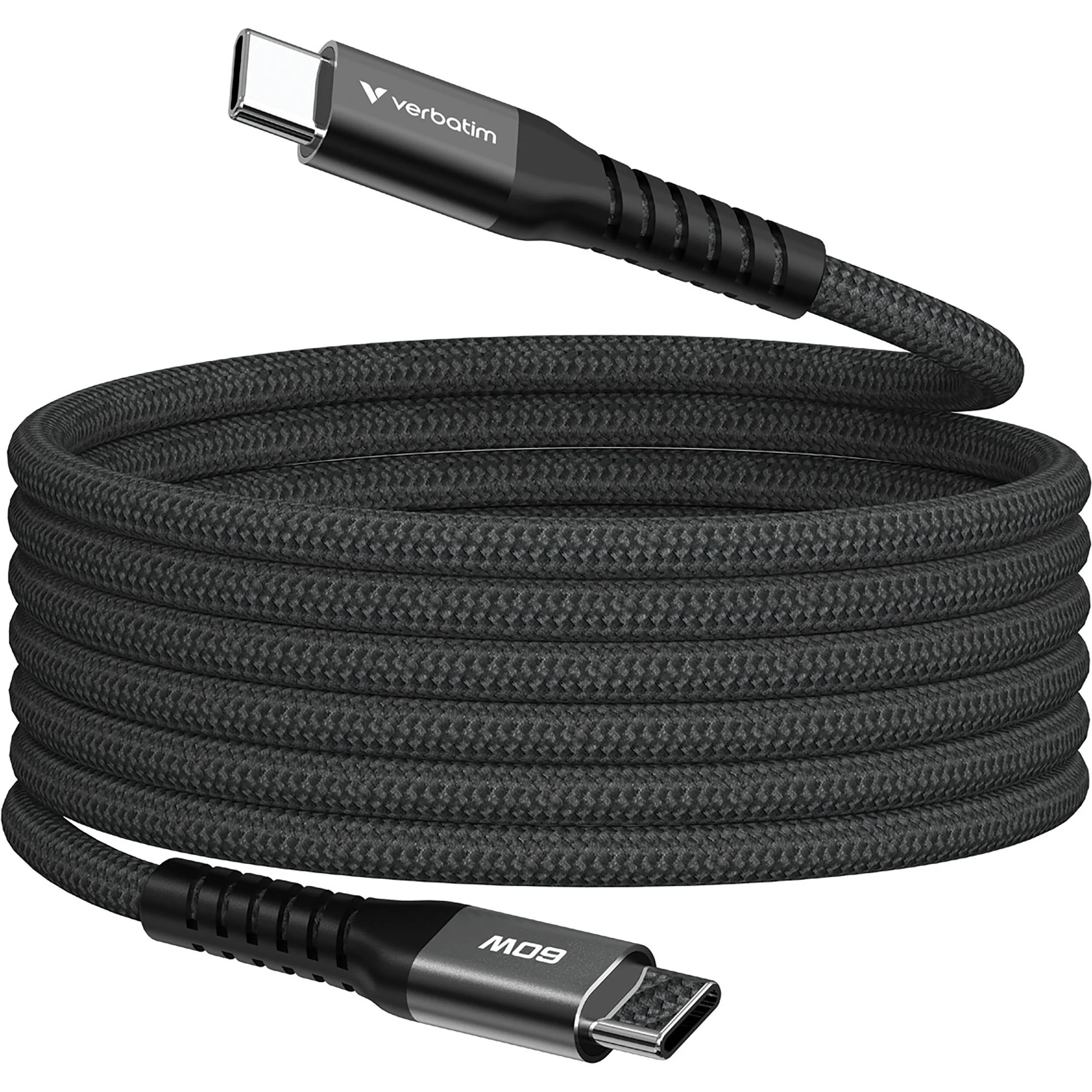 Verbatim Sync & Charge Magnetic 100W USB-C Cable (3.9', Black) - Image 4