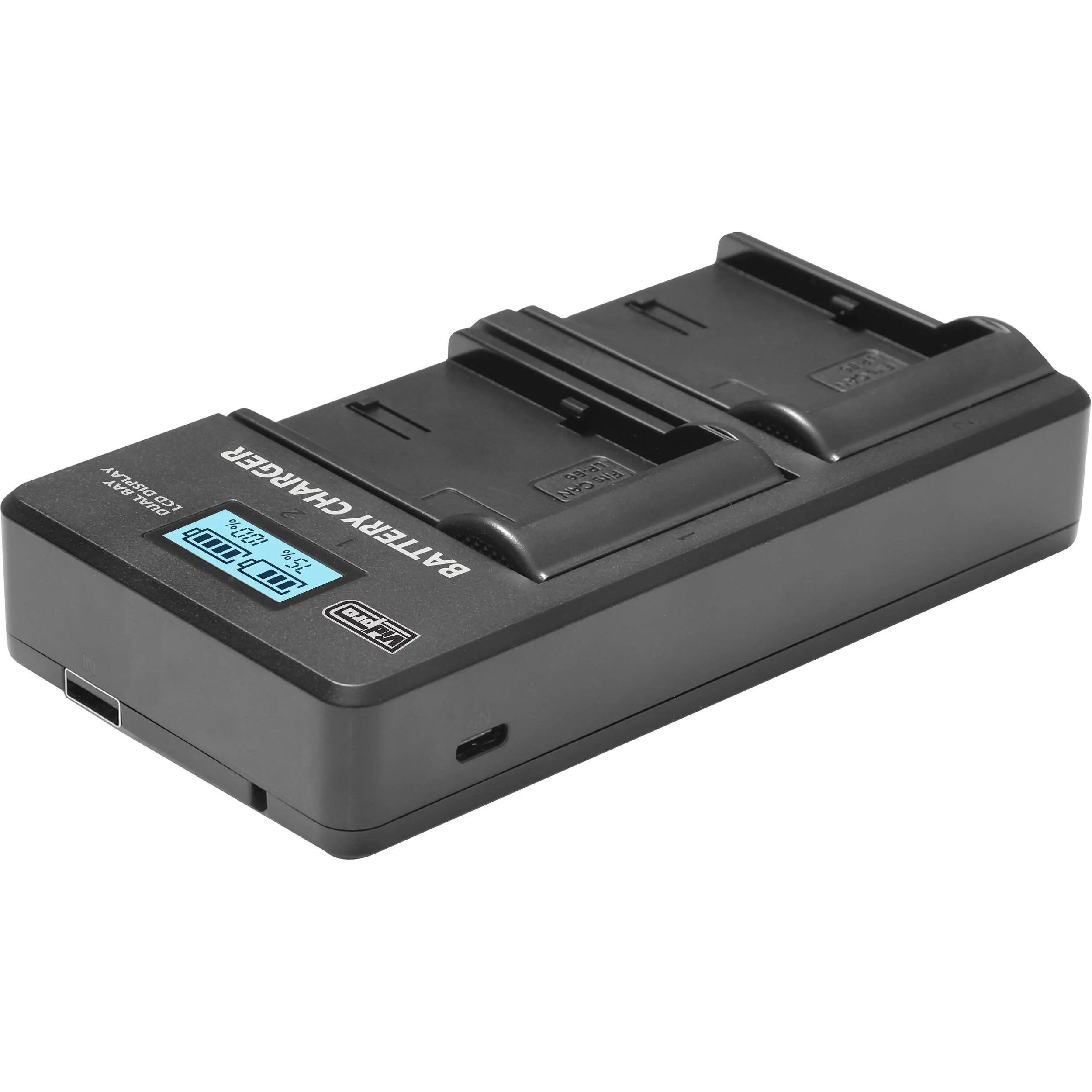 Vidpro VDL-16 4.2V Dual Bay LCD Charger - Image 3