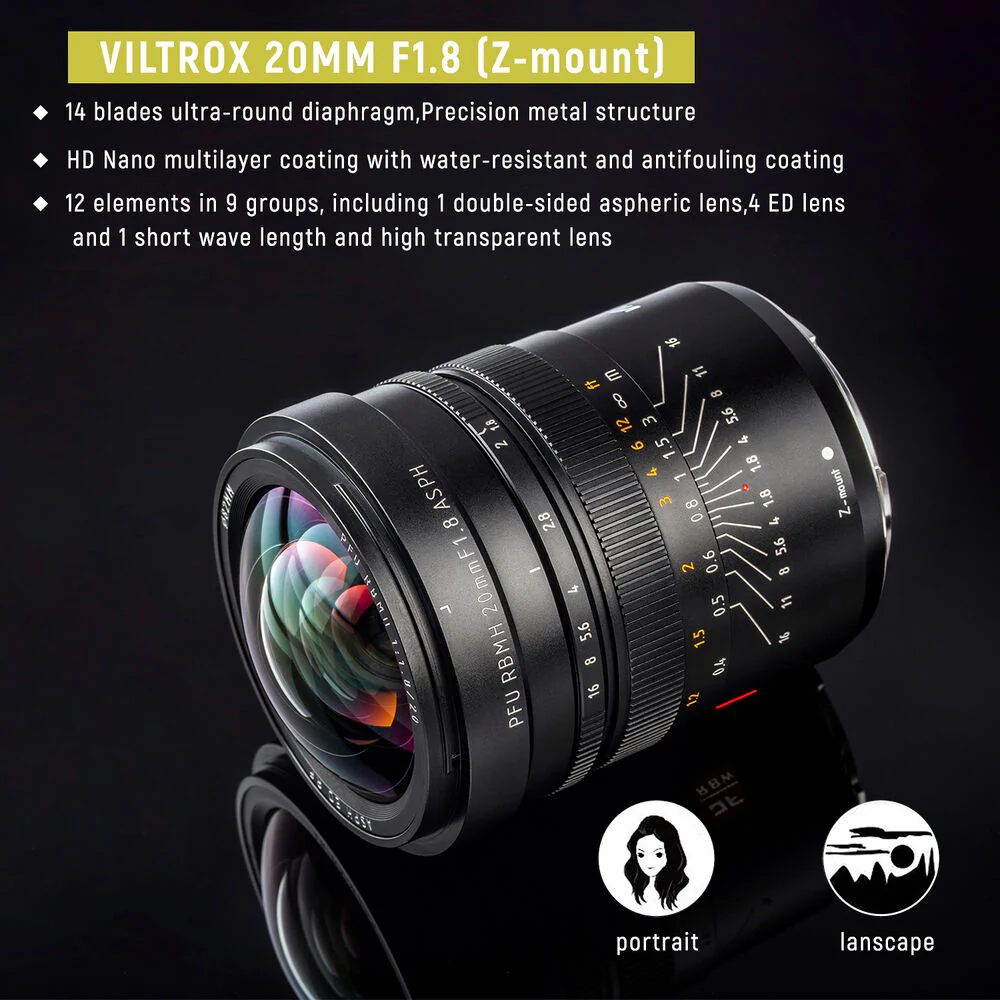 Viltrox PFU RBMH 20mm f/1.8 ASPH Lens for Nikon Z - Image 10
