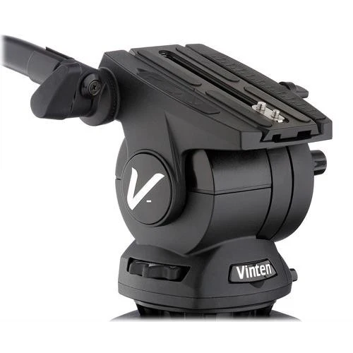 Vinten V10AS-AP2F Vision Pozi-Loc Aluminum Tripod System (Black) - Image 2