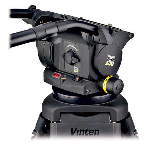Vinten VISION 250 Carbon Fiber Tripod System with Ground Spreader (Black) - Image 2