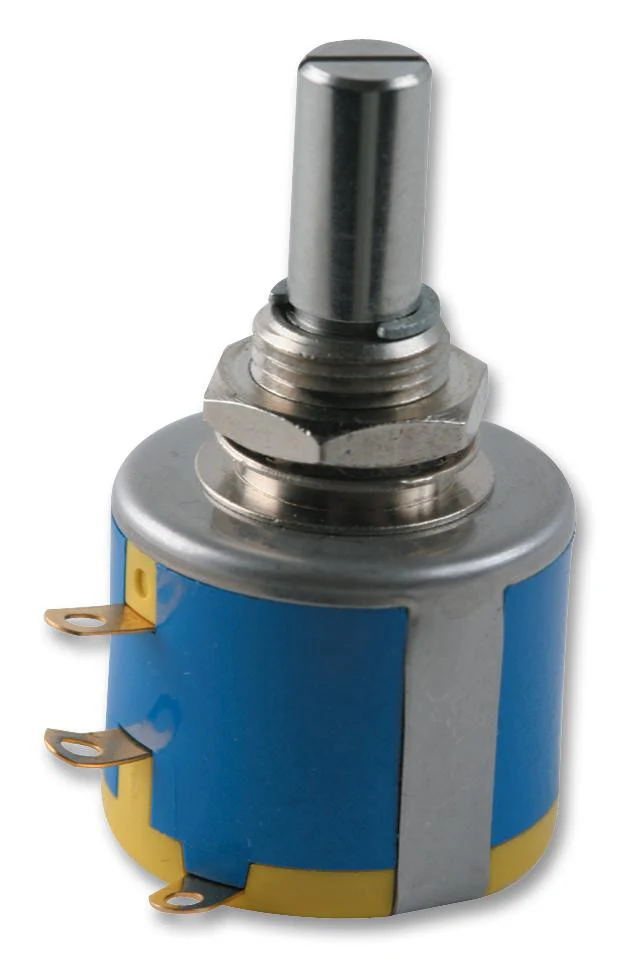 VISHAY 534B1501JC8872 Rotary Potentiometer, Wirewound, 500 ohm, 2 W, ± 5%, 534 Series, 10 Turns, Linear