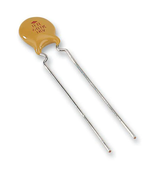 VISHAY F221K29Y5RP6UK5R Ceramic Disc & Plate Capacitor, F Series, 220 pF, ± 10%, Y5R, 2 kV, Radial Leaded