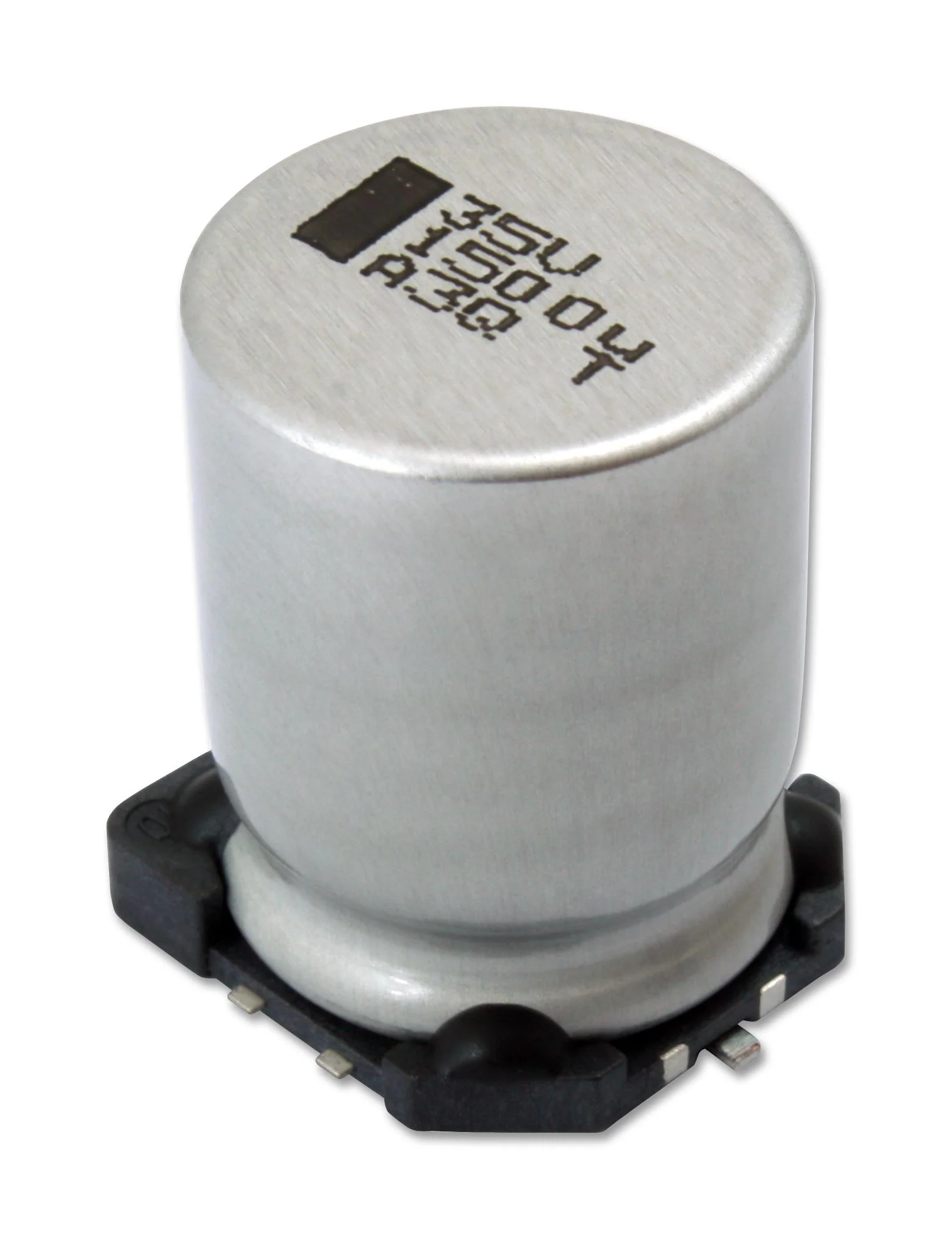 Vishay MAL215099101E3 SMD Aluminium Electrolytic Capacitor Radial Can - 100 µF 50 V 2500 Hours @ 105°C Polar