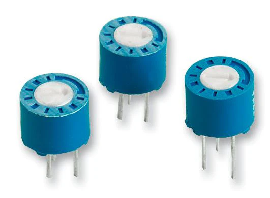 VISHAY T7YA223MB40 Trimmer Potentiometer, 22 kohm, 500 mW, ± 20%, T7 Series, 1 Turns, Through Hole