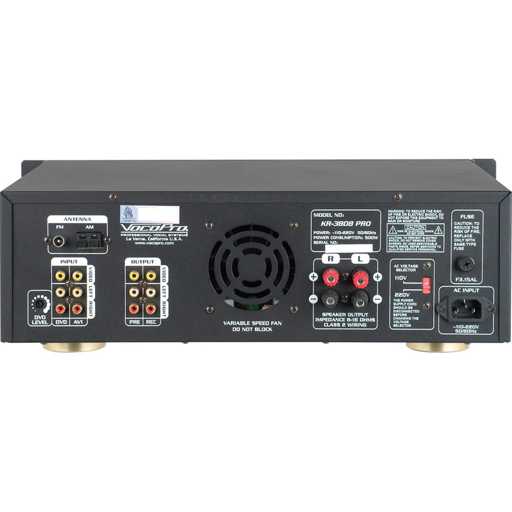 VocoPro KR-3808 Pro Digital Karaoke Receiver - Image 2