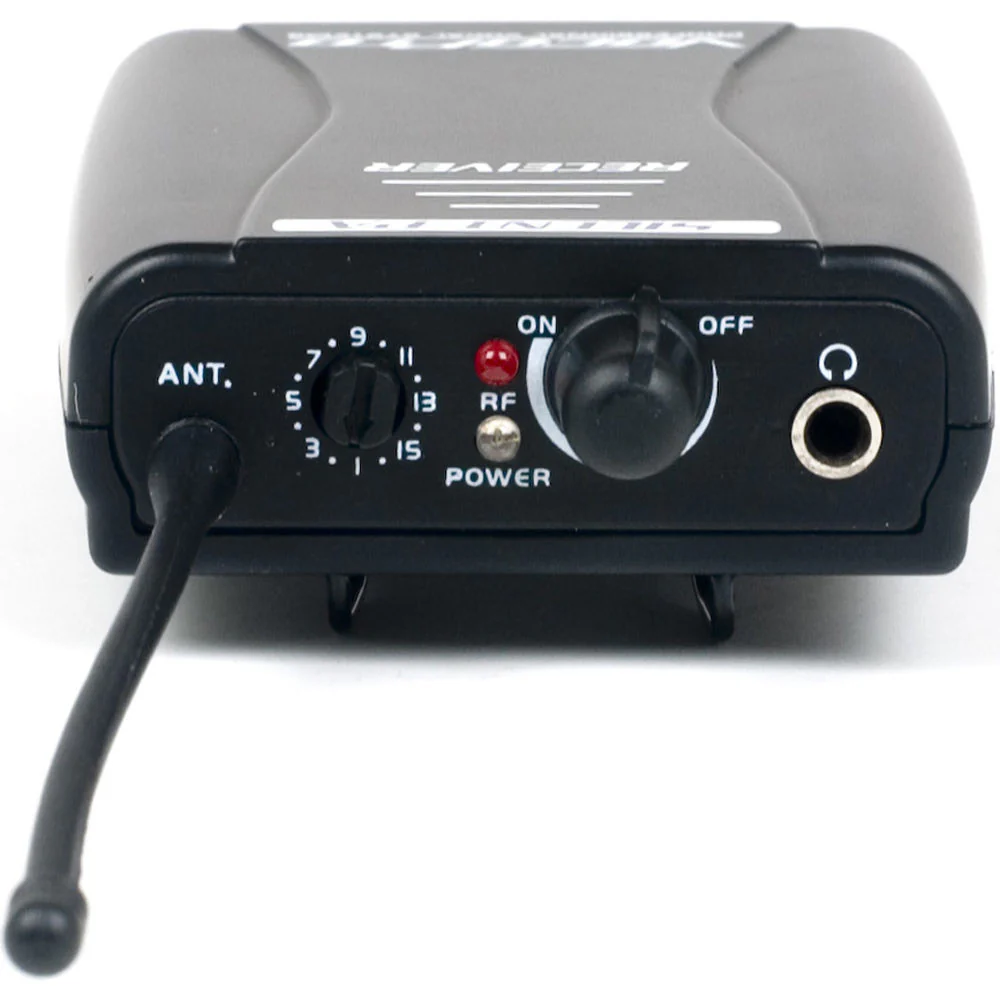 VocoPro SilentPA 16-Channel UHF Wireless Audio Broadcast System (Bodypack Transmitter & 10 Bodypack Receivers) - Image 8