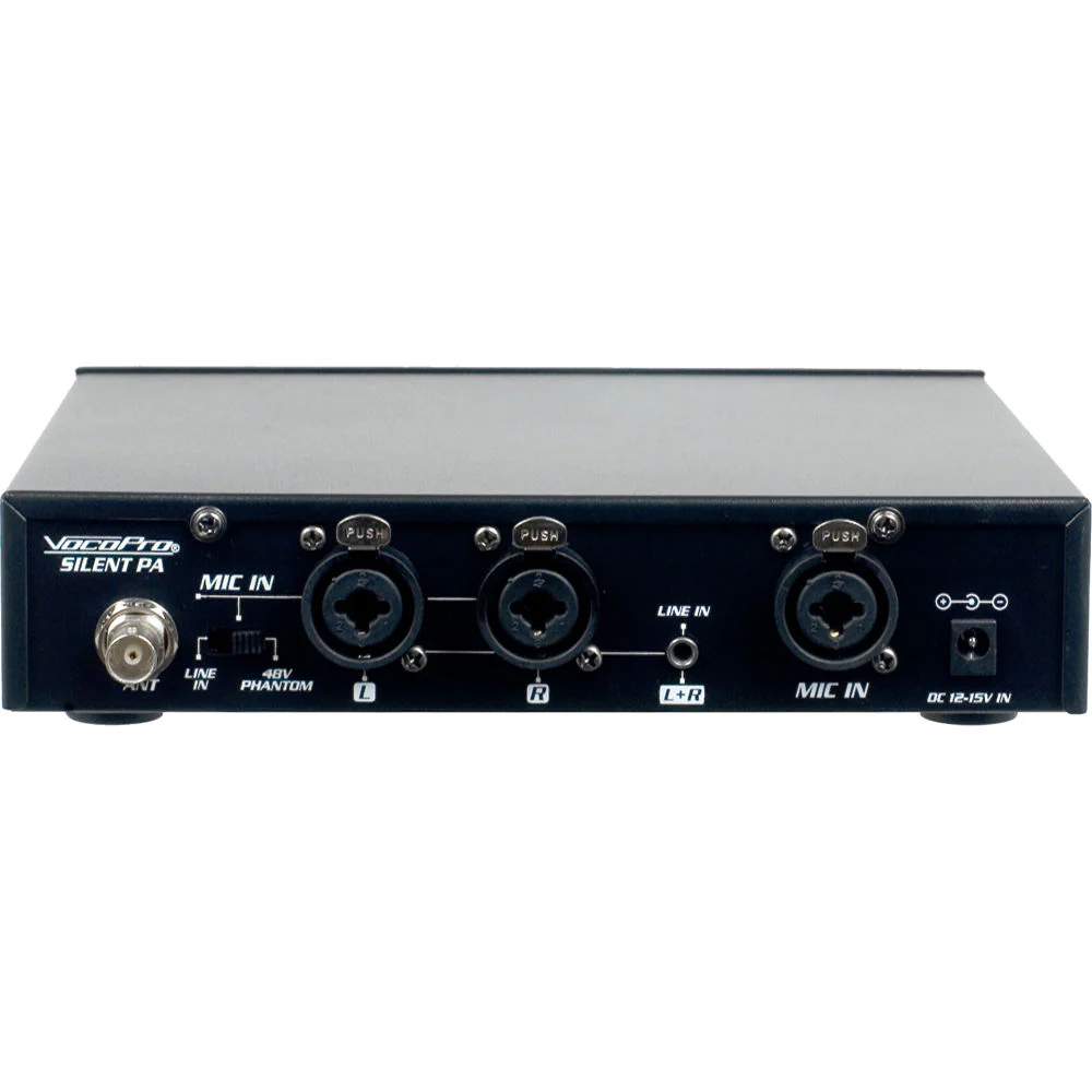 VocoPro SilentPA 16-Channel UHF Wireless Audio Broadcast System (Stationary Transmitter & 10 Bodypack Receivers) - Image 8