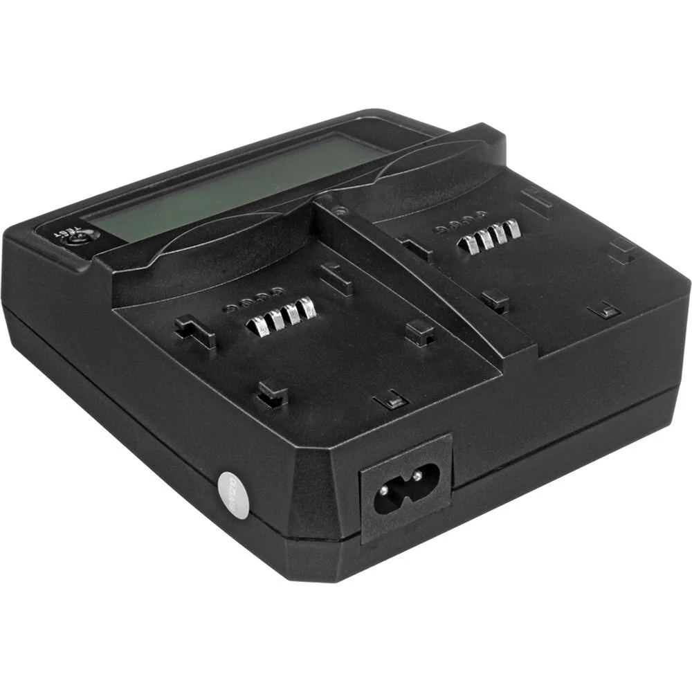 Watson Duo LCD Charger with Two DMW-BLF19 Battery Plates - Image 2