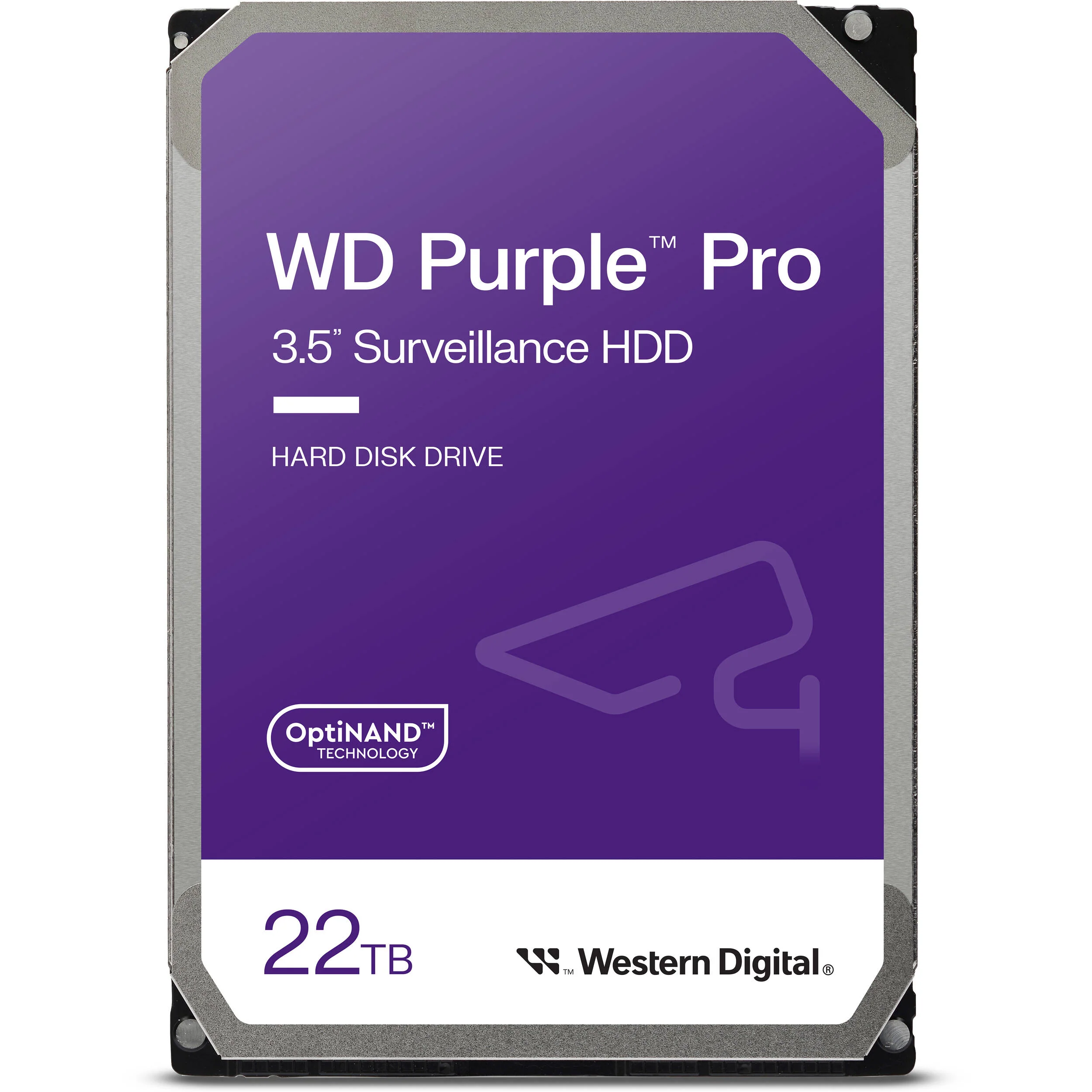 WD 22TB Purple Pro 7200 rpm SATA III 3.5" Internal Surveillance Hard Drive (Retail, 4-Pack) - Image 2