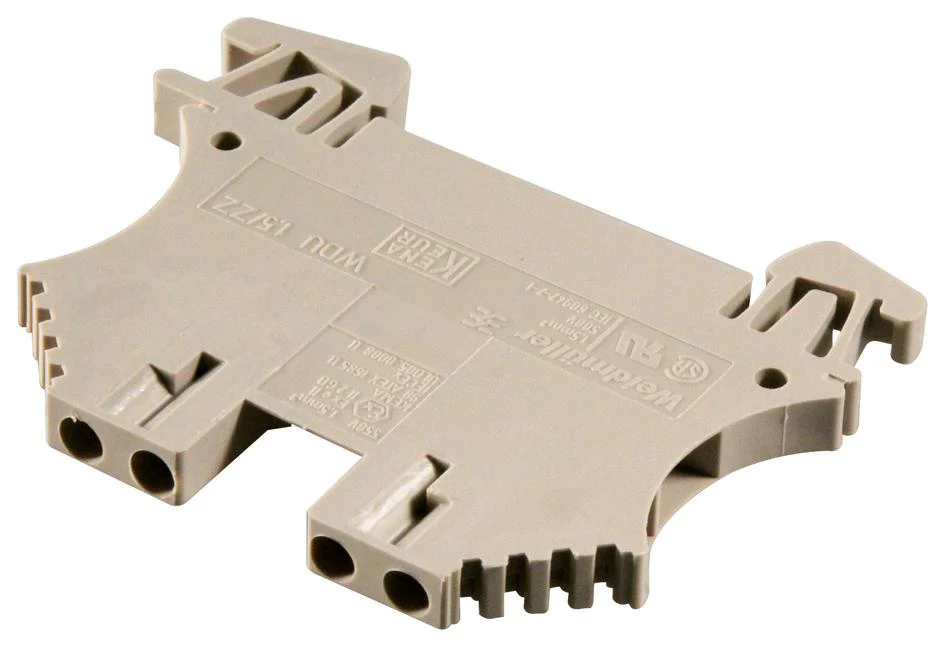 Weidmuller 103140 WDU1.5ZZ 103140 WDU1.5ZZ DIN Rail Mount Terminal Block 4 Ways 22 AWG 12 2.5 mm² Screw 17.5 A
