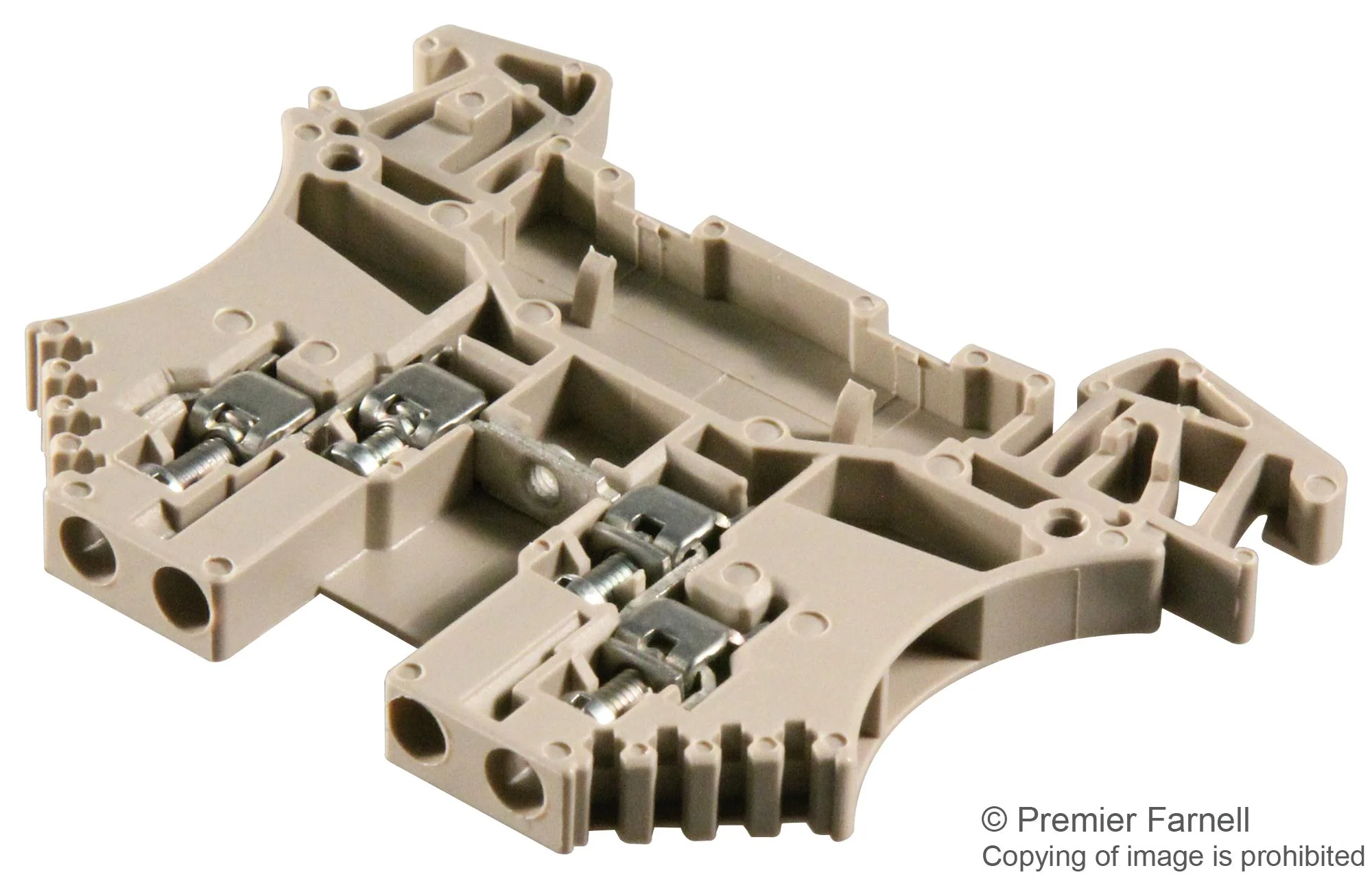Weidmuller 103140 WDU1.5ZZ 103140 WDU1.5ZZ DIN Rail Mount Terminal Block 4 Ways 22 AWG 12 2.5 mm² Screw 17.5 A - Image 2