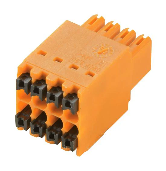 Weidmuller 1277290000 Pluggable Terminal Block 3.5 mm 8 Ways 26AWG to 16AWG 1.5 mm² Push In 13.4 A - Image 2