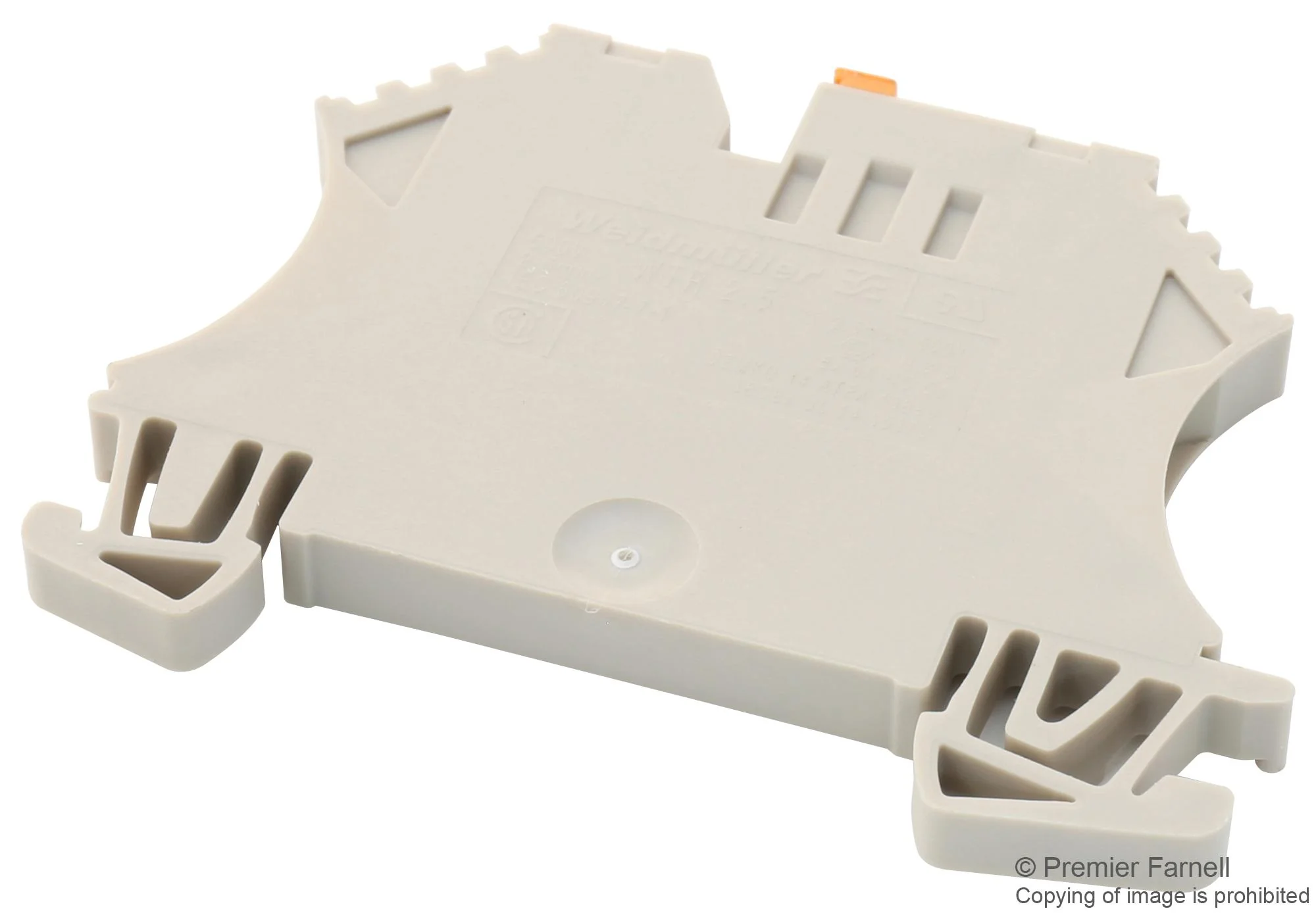 Weidmuller WTR2.5 WTR2.5 DIN Rail Mount Terminal Block 2 Ways 30 AWG 12 Screw 24 A - Image 2