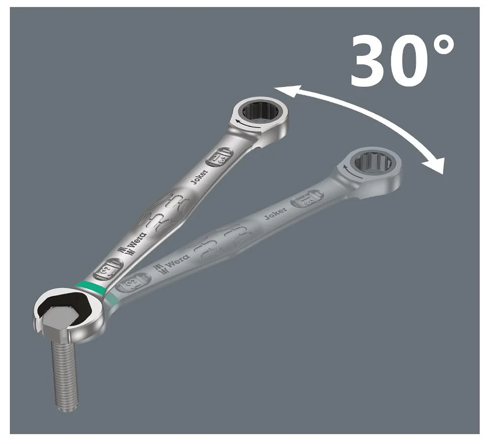 Wera 05073277001 Wrench Ratchet Joker Metric 17 mm Length 224 - Image 7