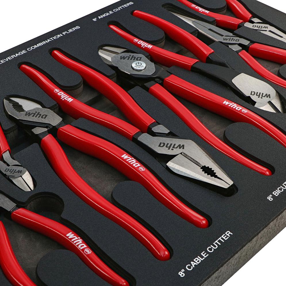 WIHA 34682 PLIERS AND CUTTERS TRAY SET, 8PCS - Image 3