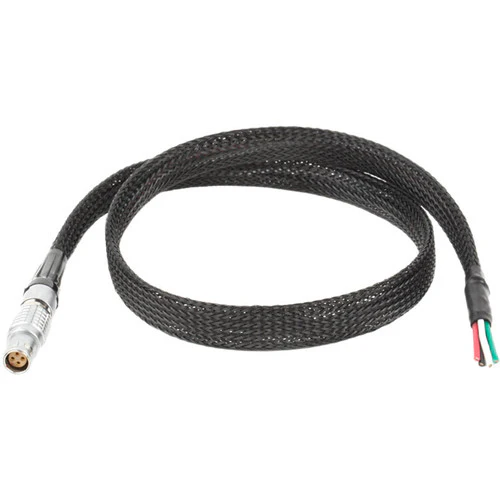 Wooden Camera Canon C300 Mark II FLEX LEMO to Flying Leads Power Cable (Straight, 24")