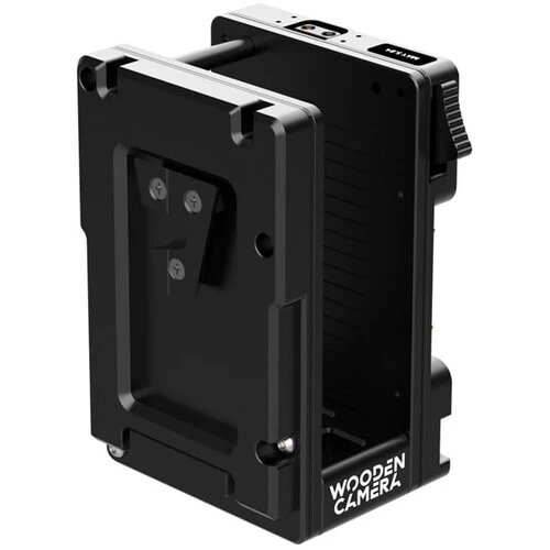 Wooden Camera Dual Battery Plate Cradle for Teradek Bolt LT Transmitter (V-Mount to Gold Mount) - Image 3