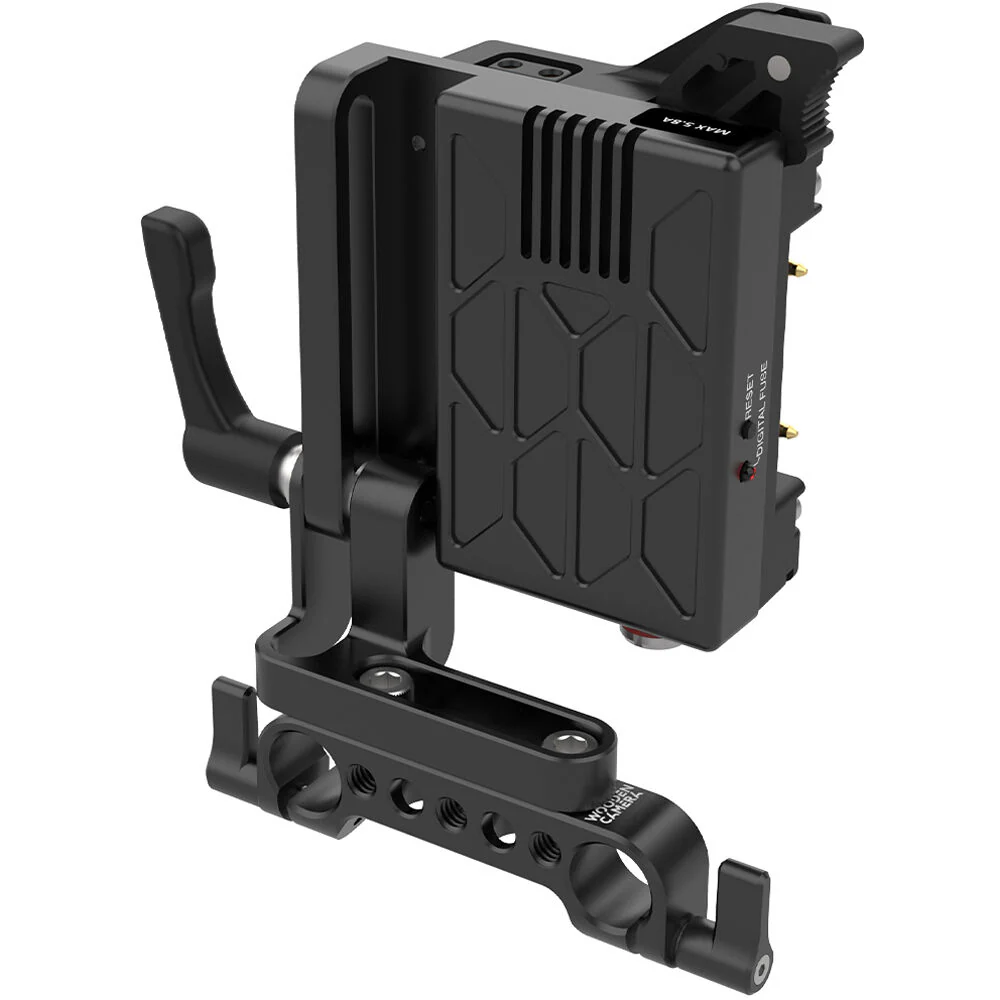 Wooden Camera Micro Battery Slide Pro for Blackmagic Pocket Cinema Camera 6K Pro (Gold Mount) - Image 2