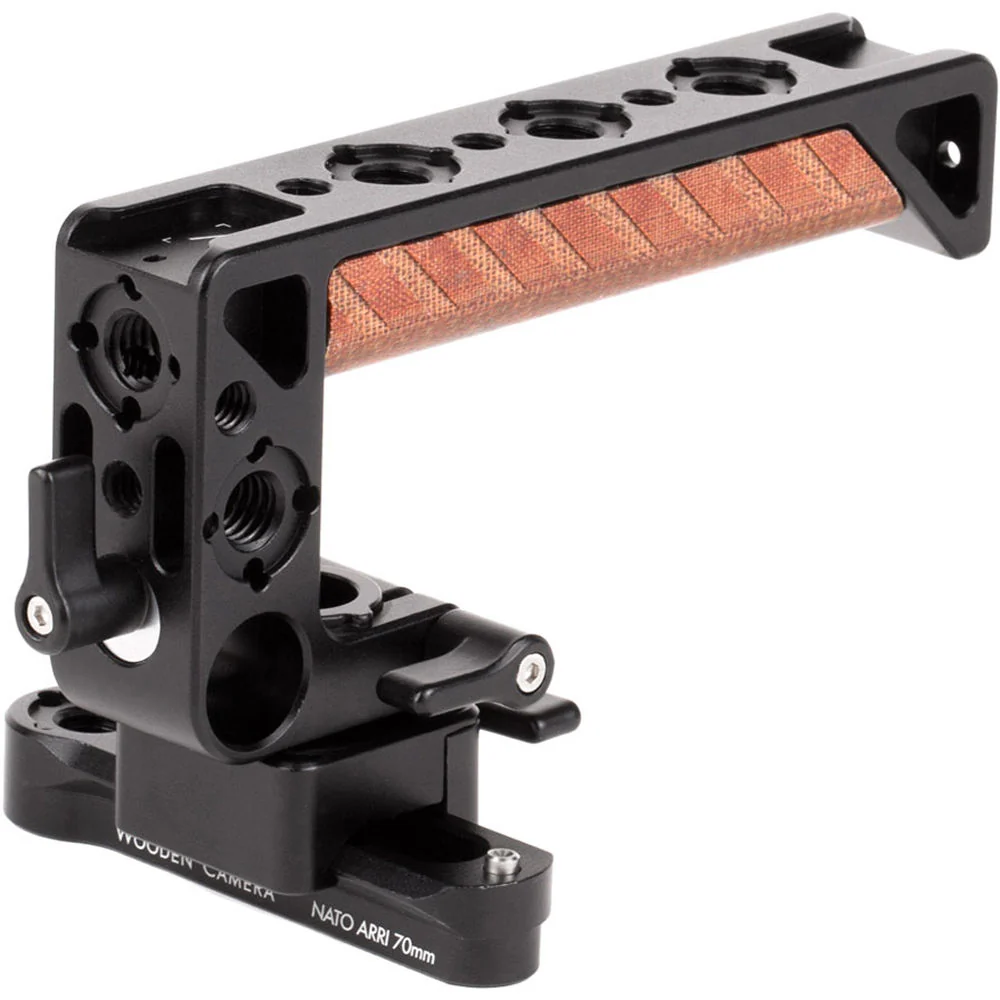 Wooden Camera - Nato Handle Plus V2 Kit (Nato Arri 70mm Rail, 1.67" Screw Channel) - Image 3
