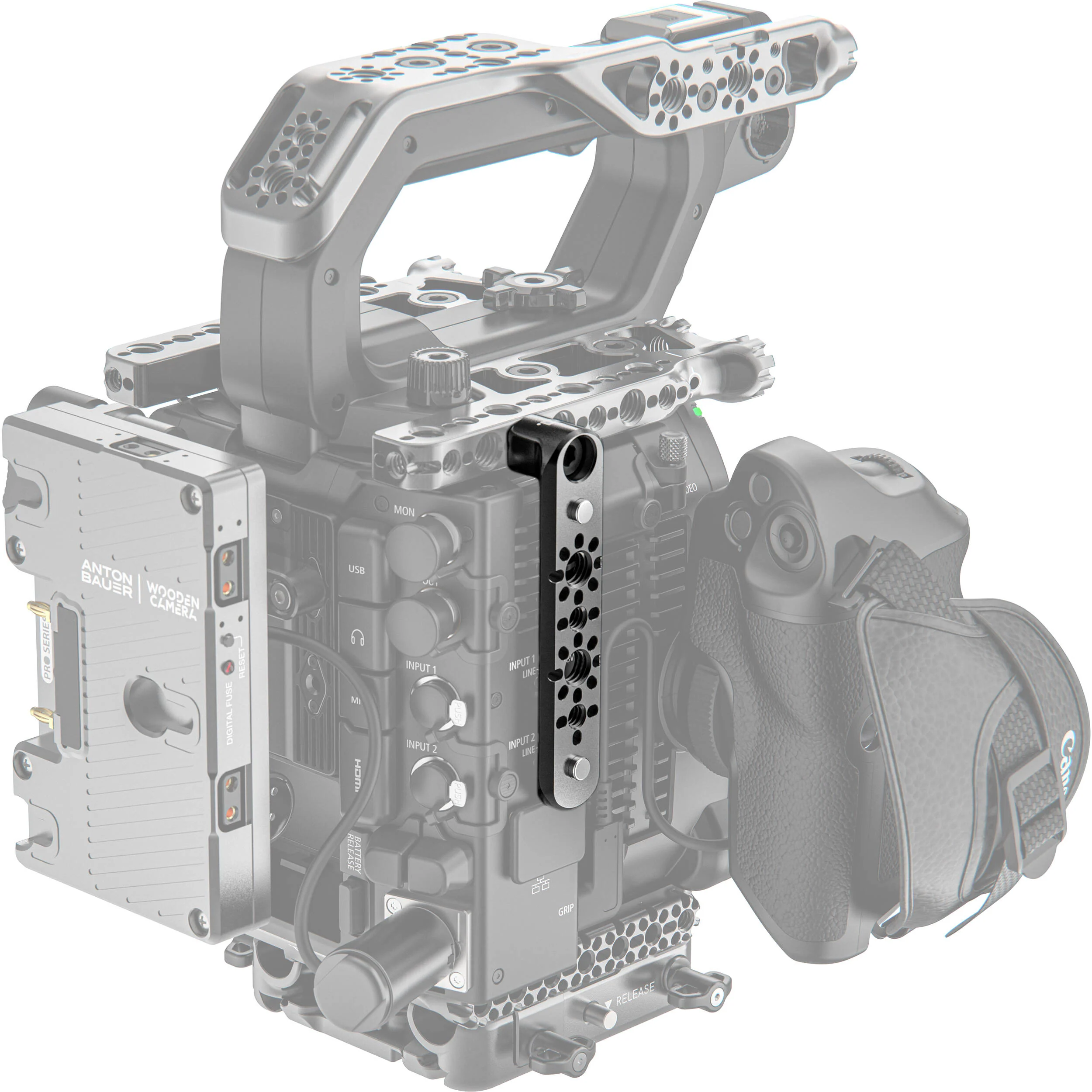 Wooden Camera NATO Side Rail for Canon C400 - Image 5