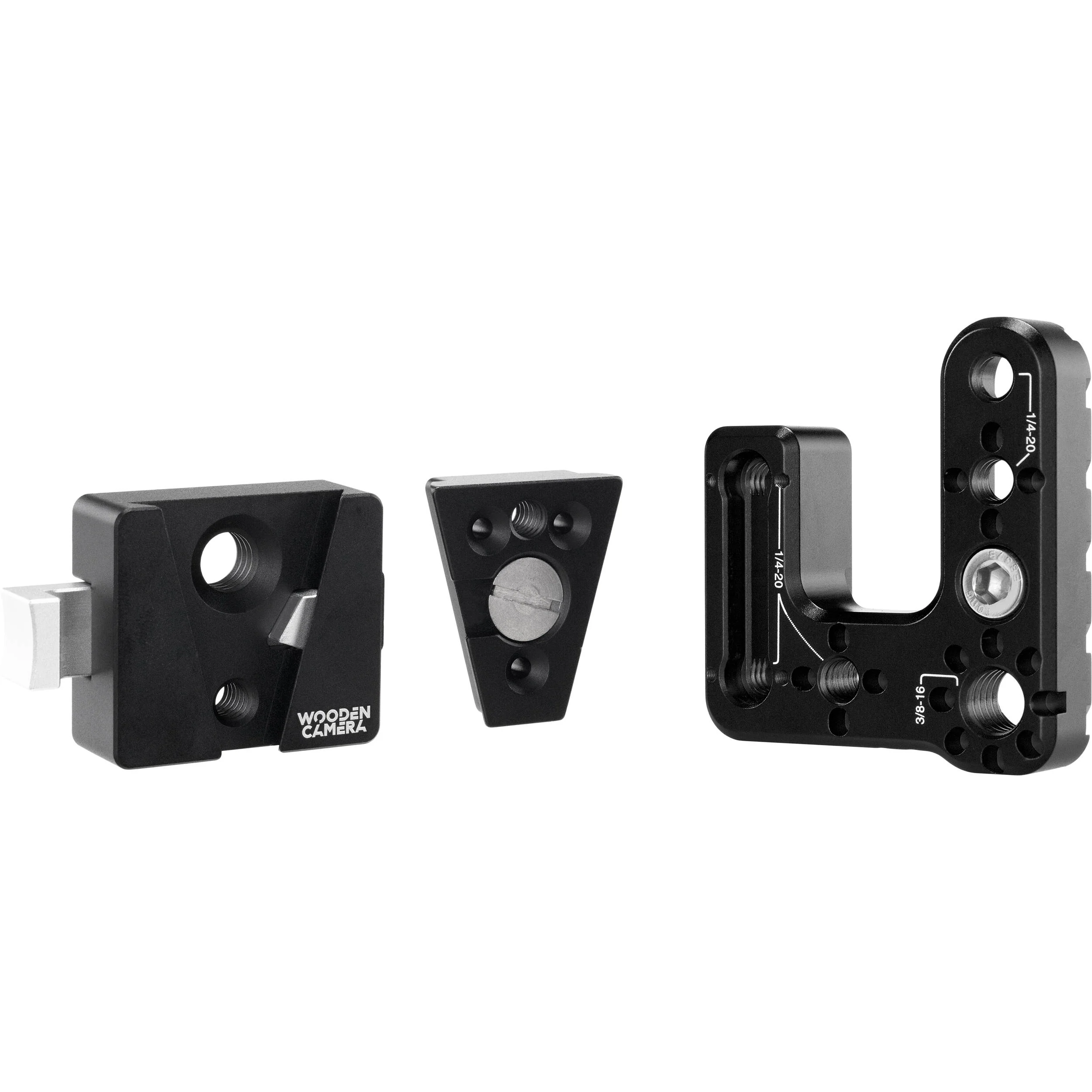 Wooden Camera Offset Mounting Bracket and V-Lock Bundle for Teradek Bolt 4K LT TX - Image 2
