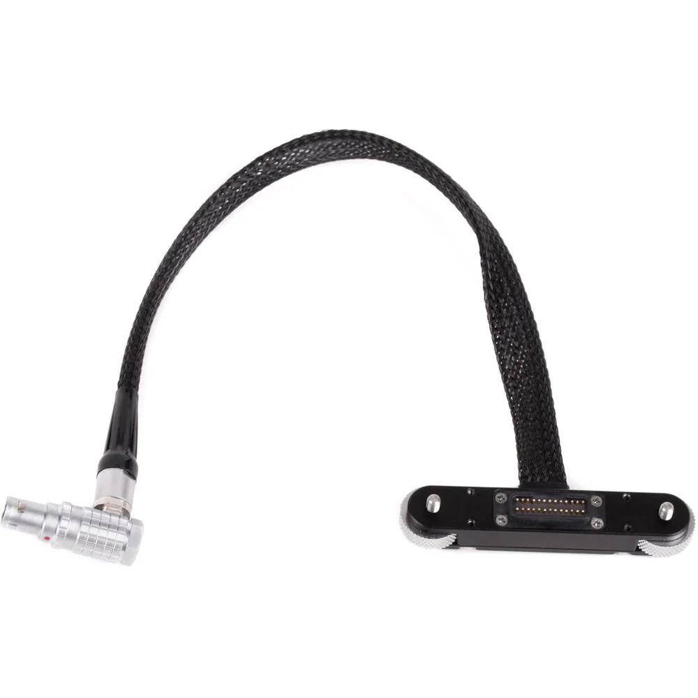 Wooden Camera RED Male Pogo to Male LEMO LCD/EVF Cable (12", Weapon/Scarlet with Raven) - Image 4