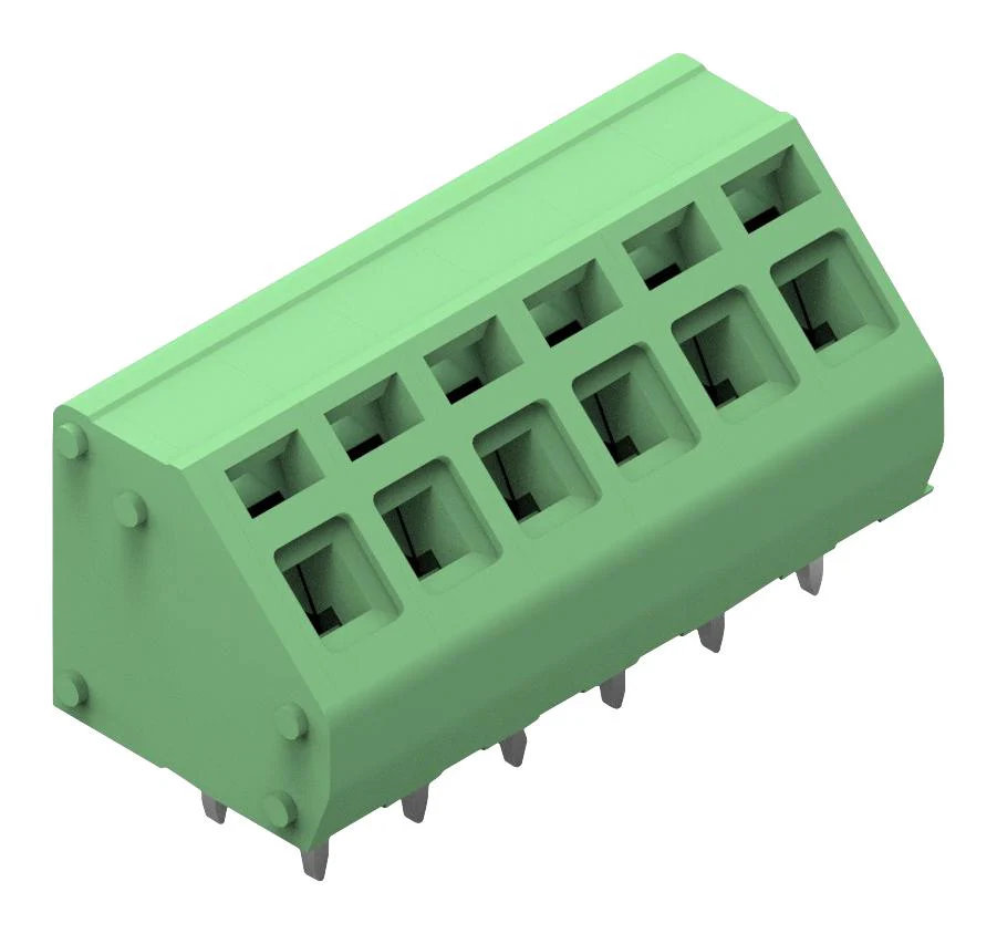 Wurth Elektronik 691408720004B 691408720004B Wire-To-Board Terminal Block 5 mm 4 Ways 28 AWG 12 2.5 mm² Push In