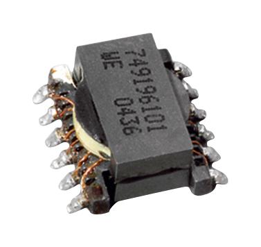 Wurth Elektronik 749196141 Pulse Transformer 1:1:1:1:1:1 8.5 µH 0.344 ohm 32.9 Vµs 500 V WE-FLEX Series