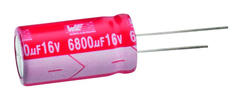 Wurth Elektronik 860131174003 Electrolytic Capacitor 3.3 µF 250 V ± 20% Radial Leaded 1000 Hours @ 125°C Polar
