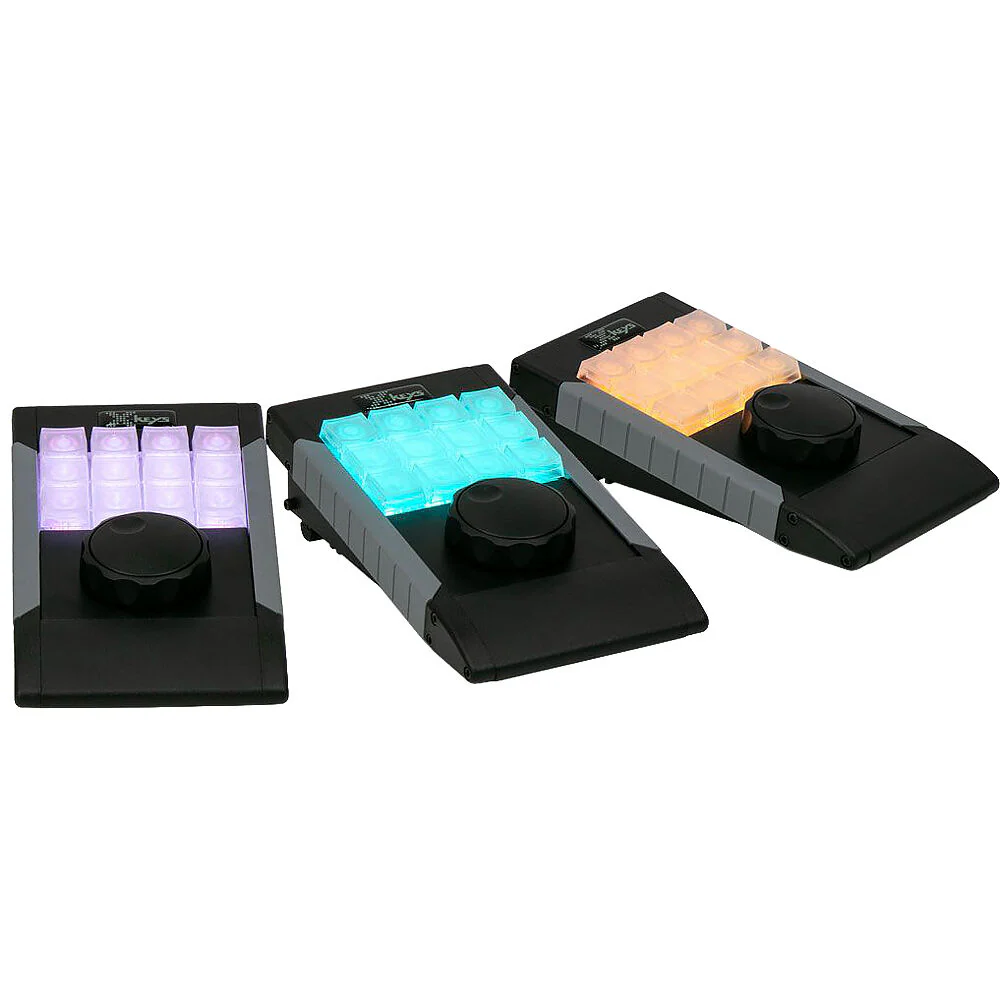 X-keys XBE-12 Jog Shuttle with Macro Keypad - Image 3